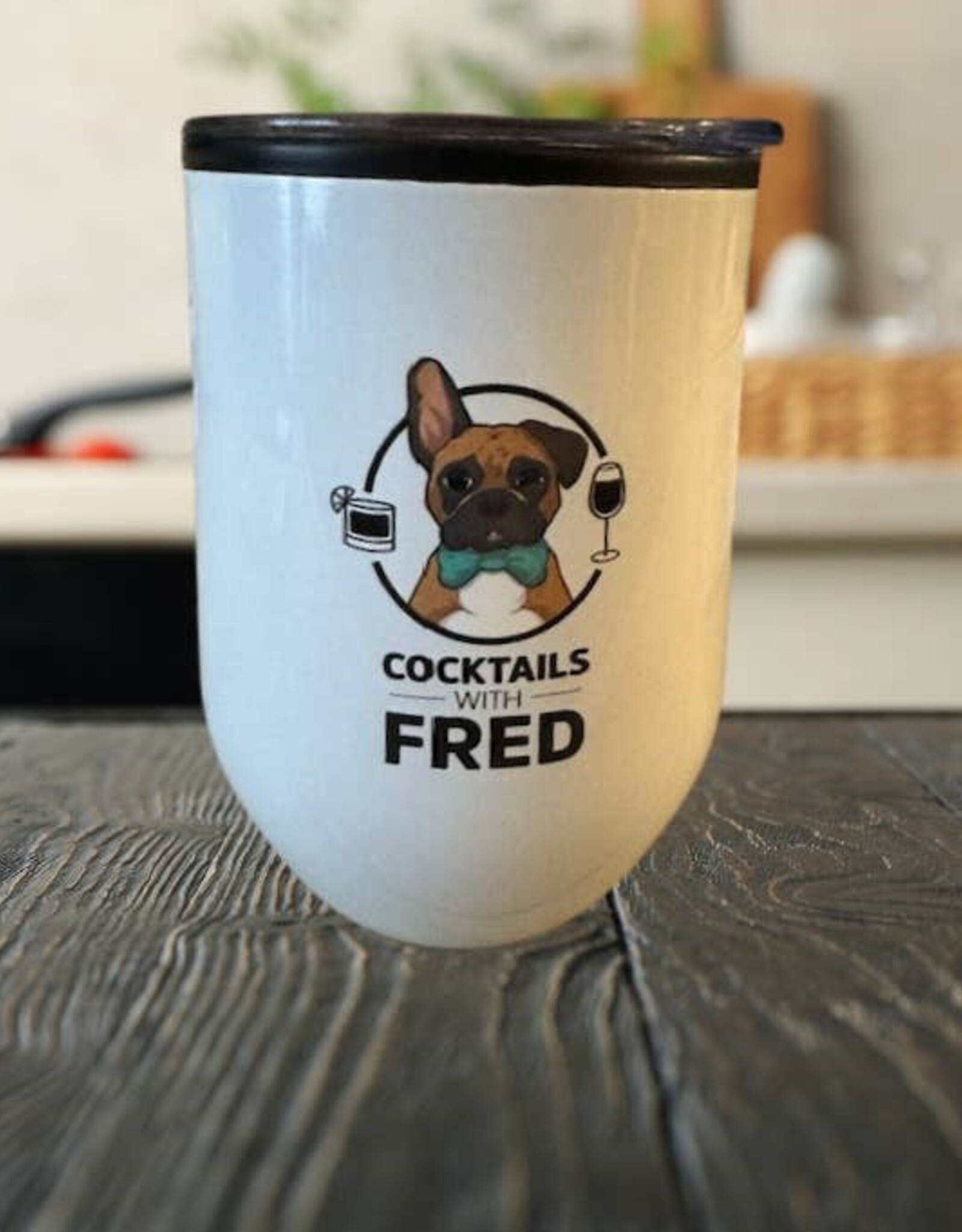 Just Me, My Dog, and Wine -  Wine Tumbler