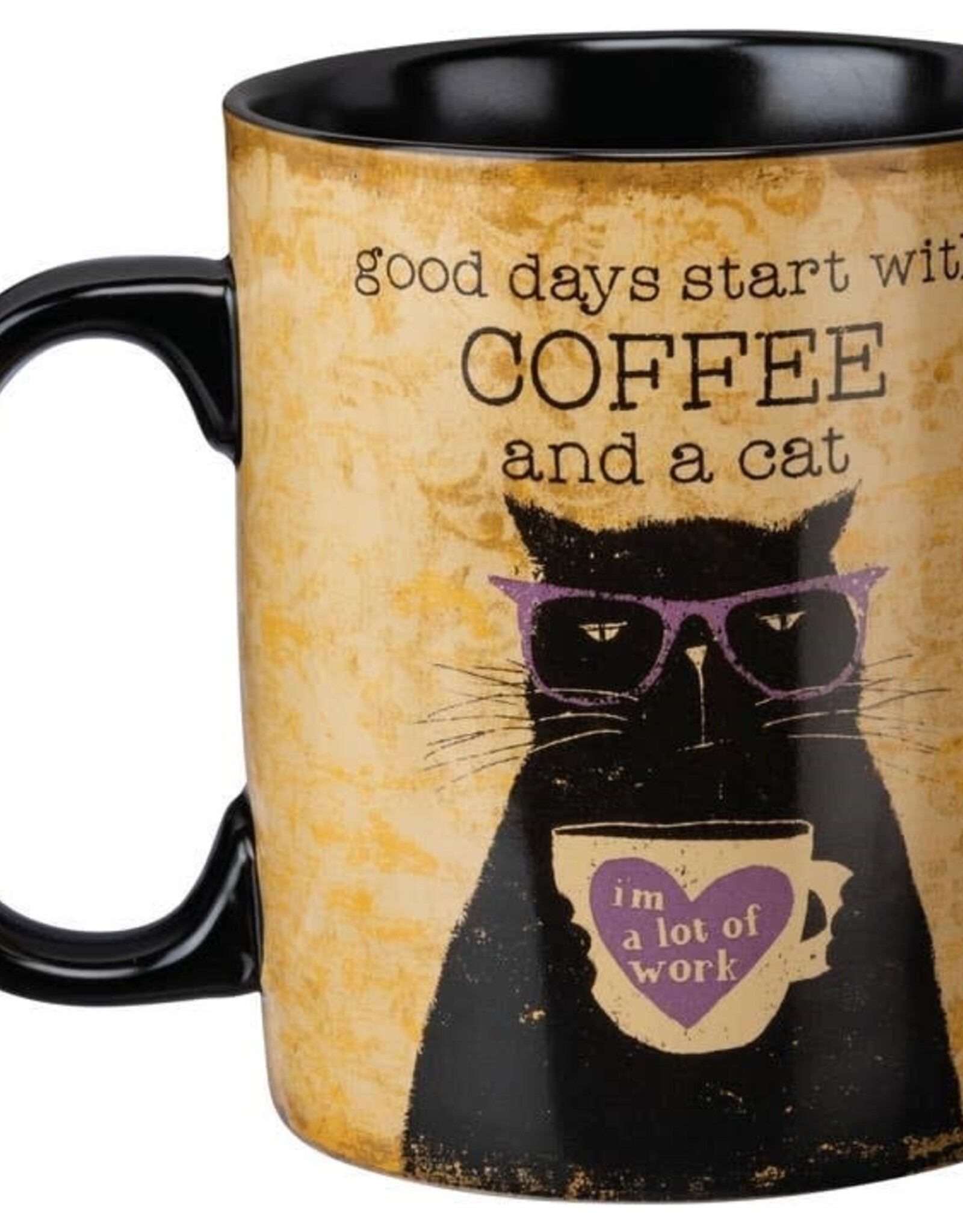 Good Days Start with Coffee and A Cat Mug