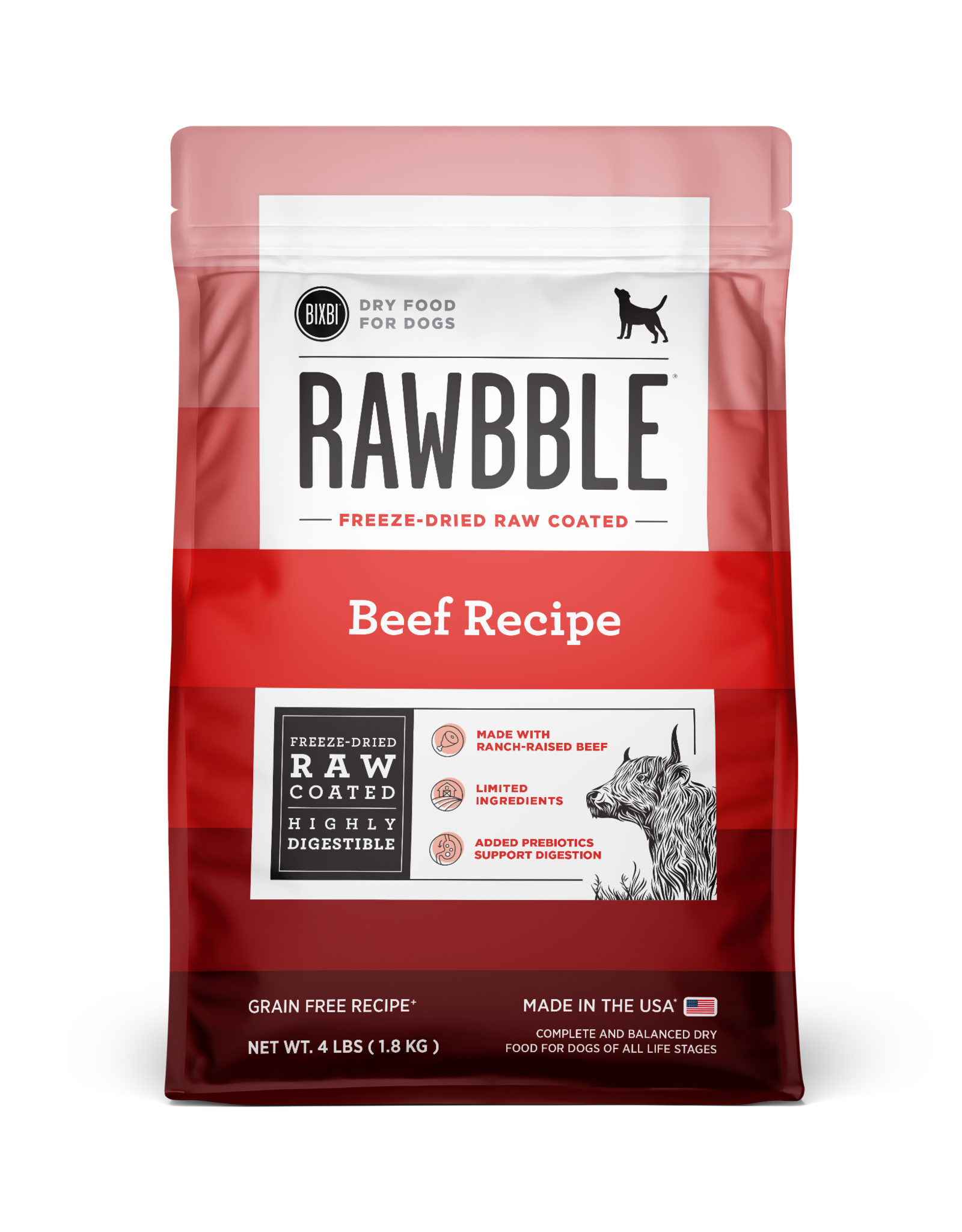 Bixbi Rawbble Limited Ingredient Beef