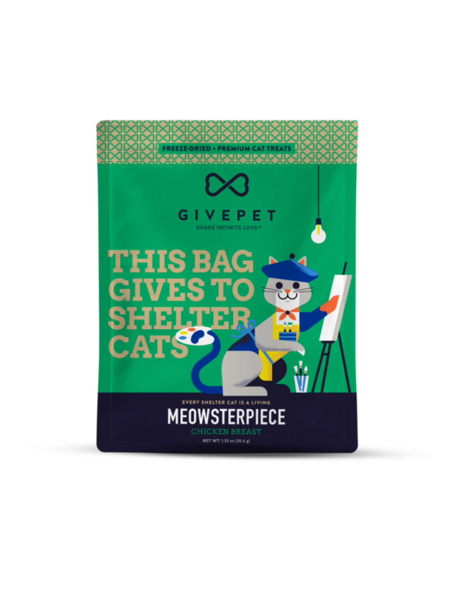 GivePet GivePet Meowsterpiece - Freeze-Dried Chicken