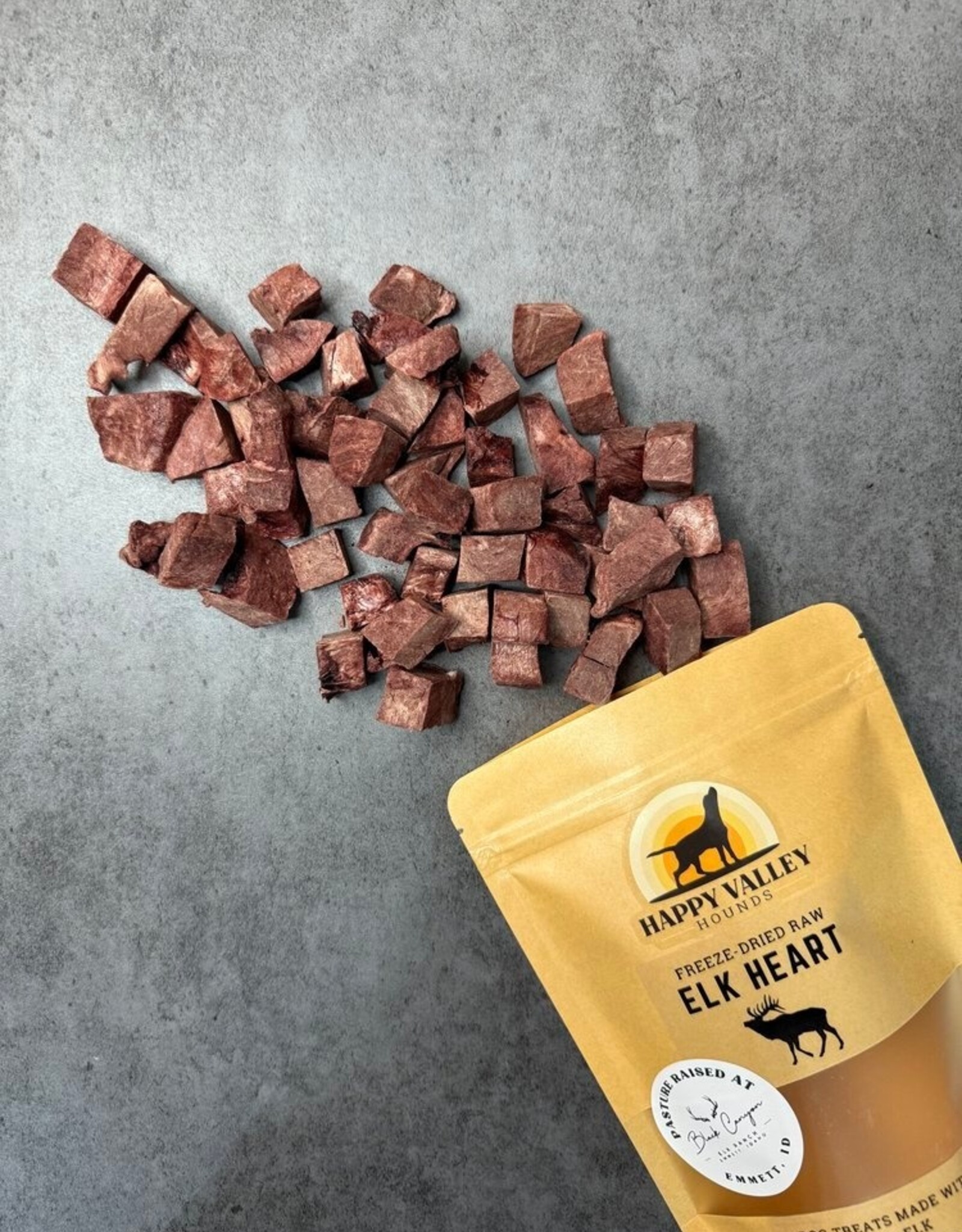 Happy Valley Hounds Happy Valley Hounds Elk Heart Freeze-Dried