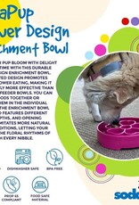 SodaPup SodaPup Flower Ebowl Enrichment Slow Feeder Bowl