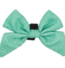 Sassy Woof Sassy Woof Wag Your Teal Sailor Bow