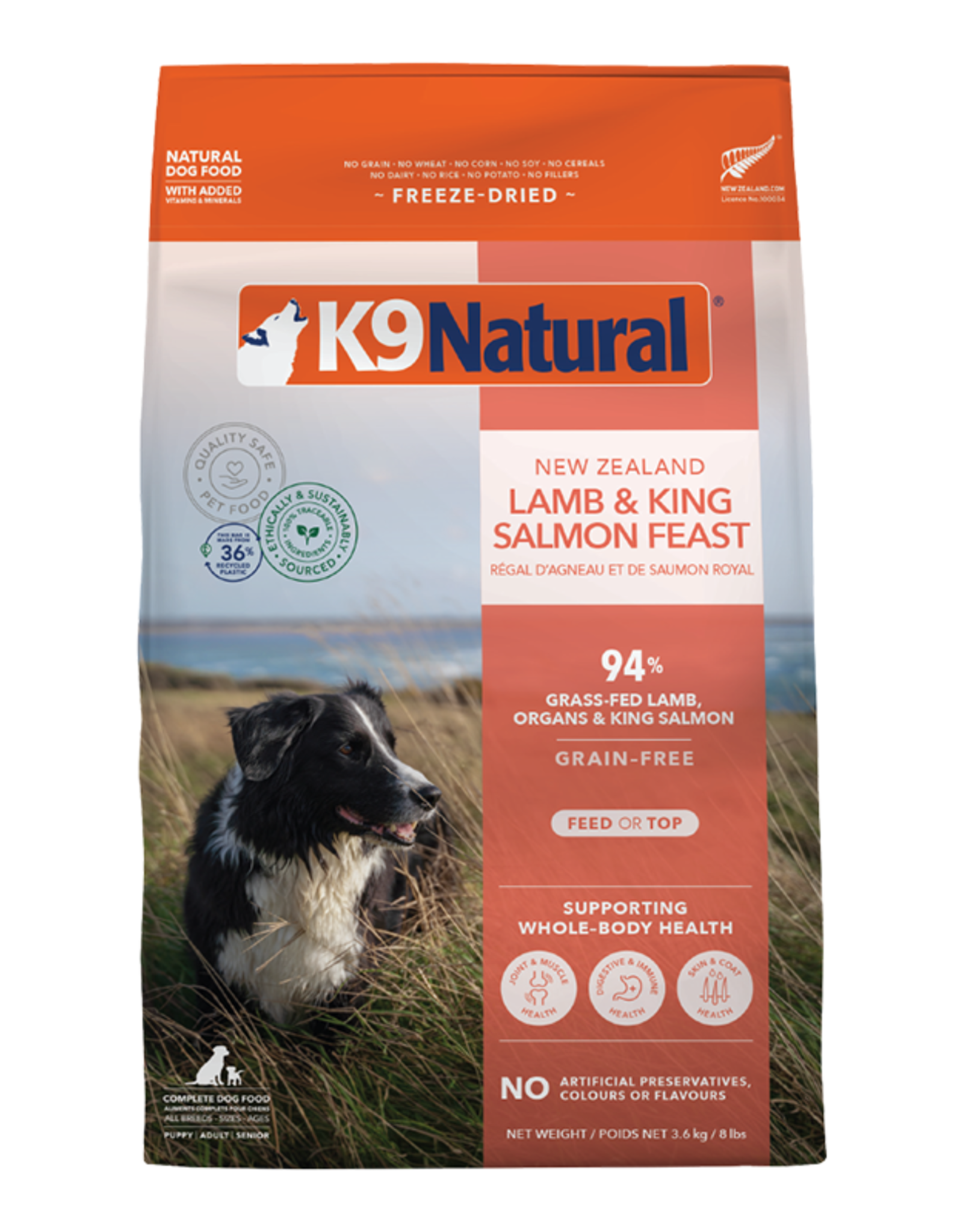 K9 Natural K9 Natural Freeze-Dried Lamb & King Salmon Feast