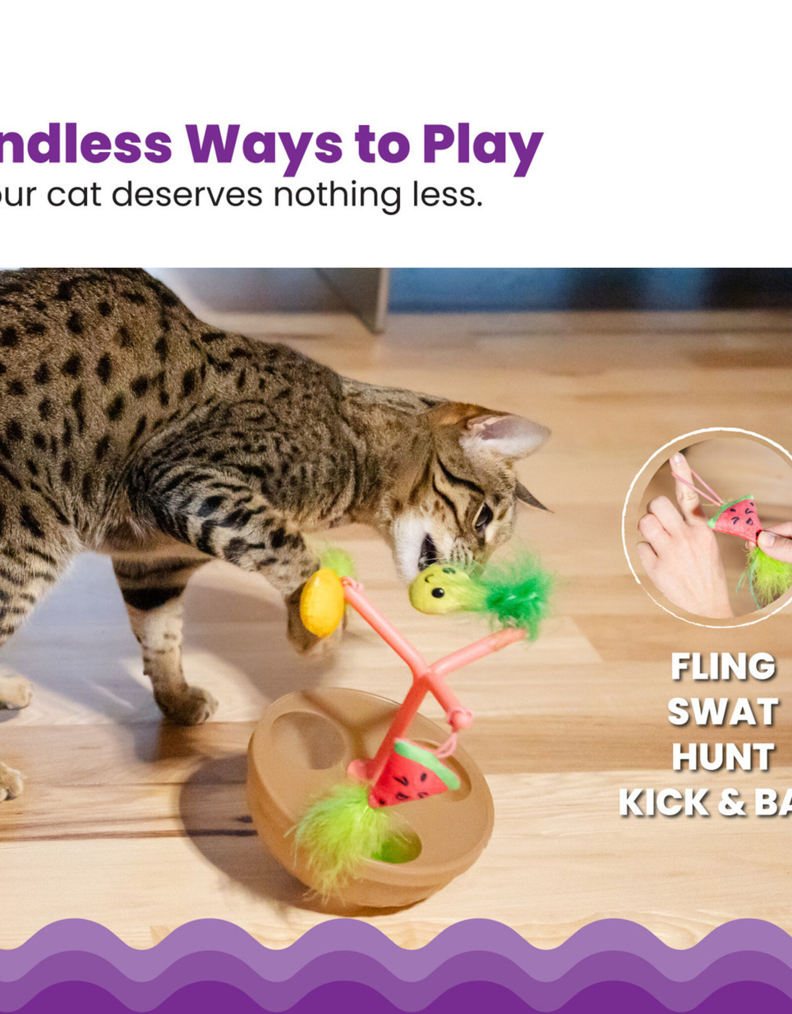 Outward Hound Hunt N' Wobble Fruit Bowl