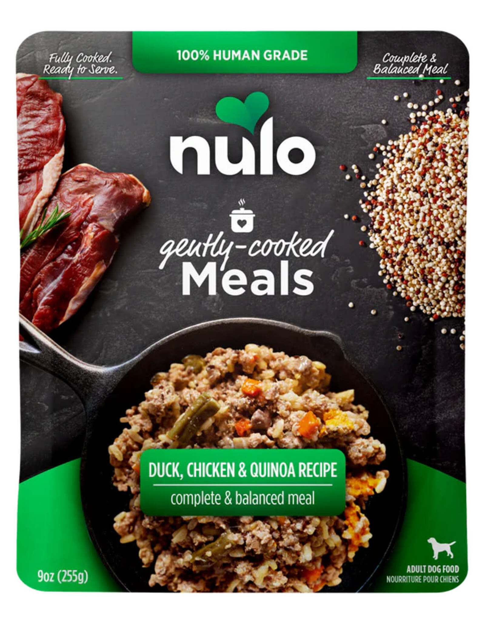 Nulo Gently Cooked Duck, Chicken & Quinoa Recipe