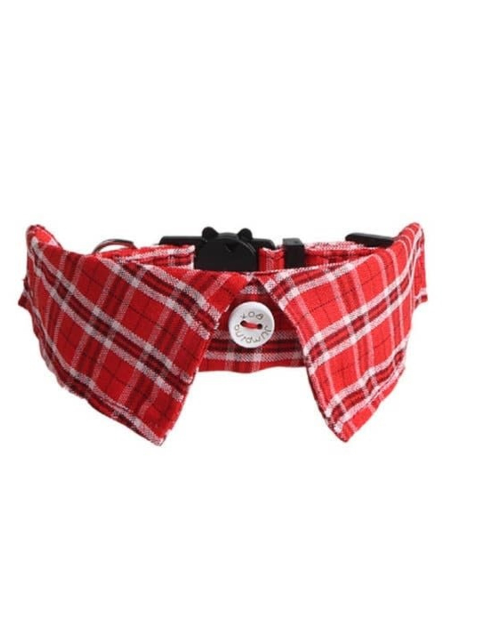 Cheerhunting Plaid Cat Collar with Bell