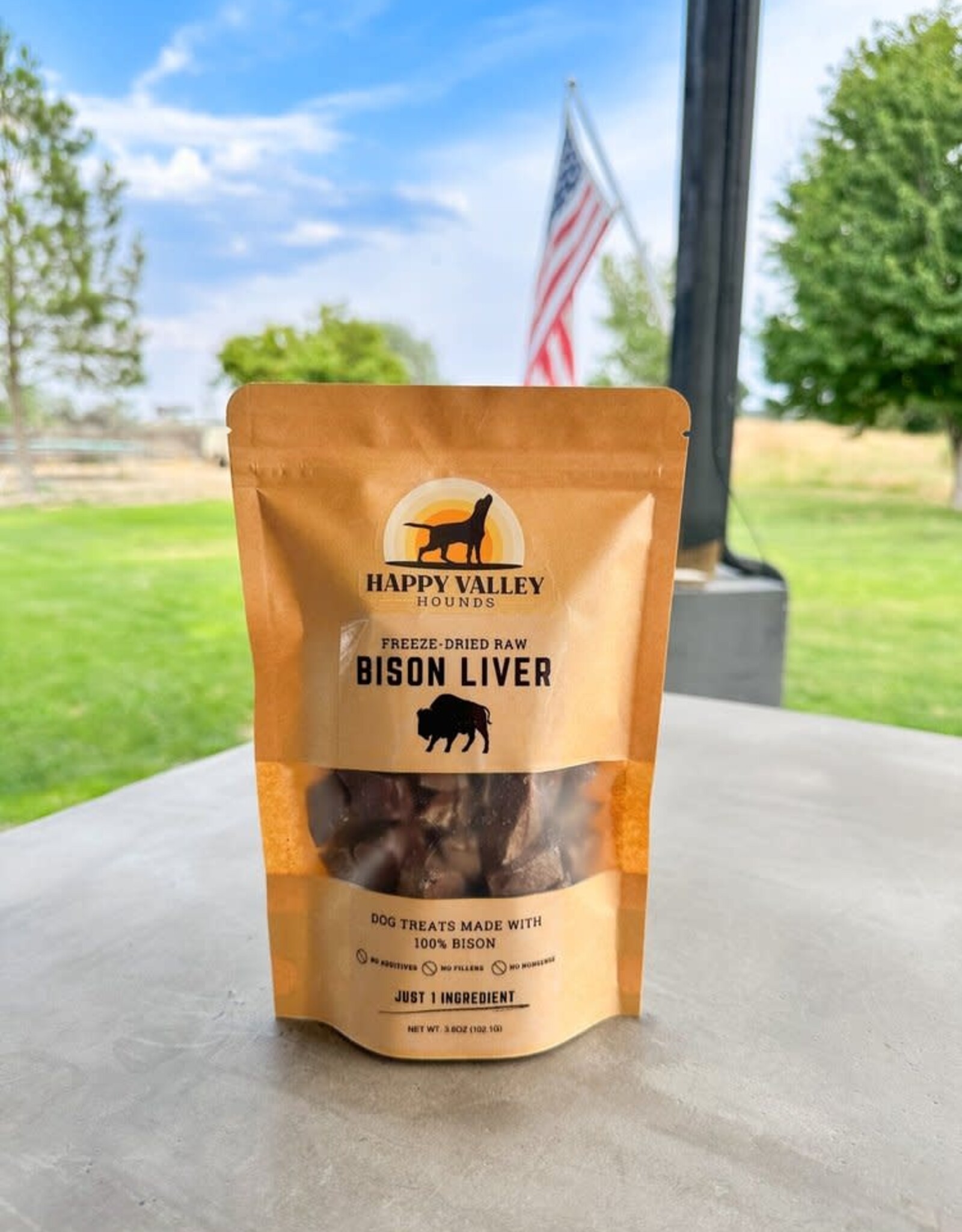 Happy Valley Hounds Happy Valley Hounds Bison Liver Freeze-Dried