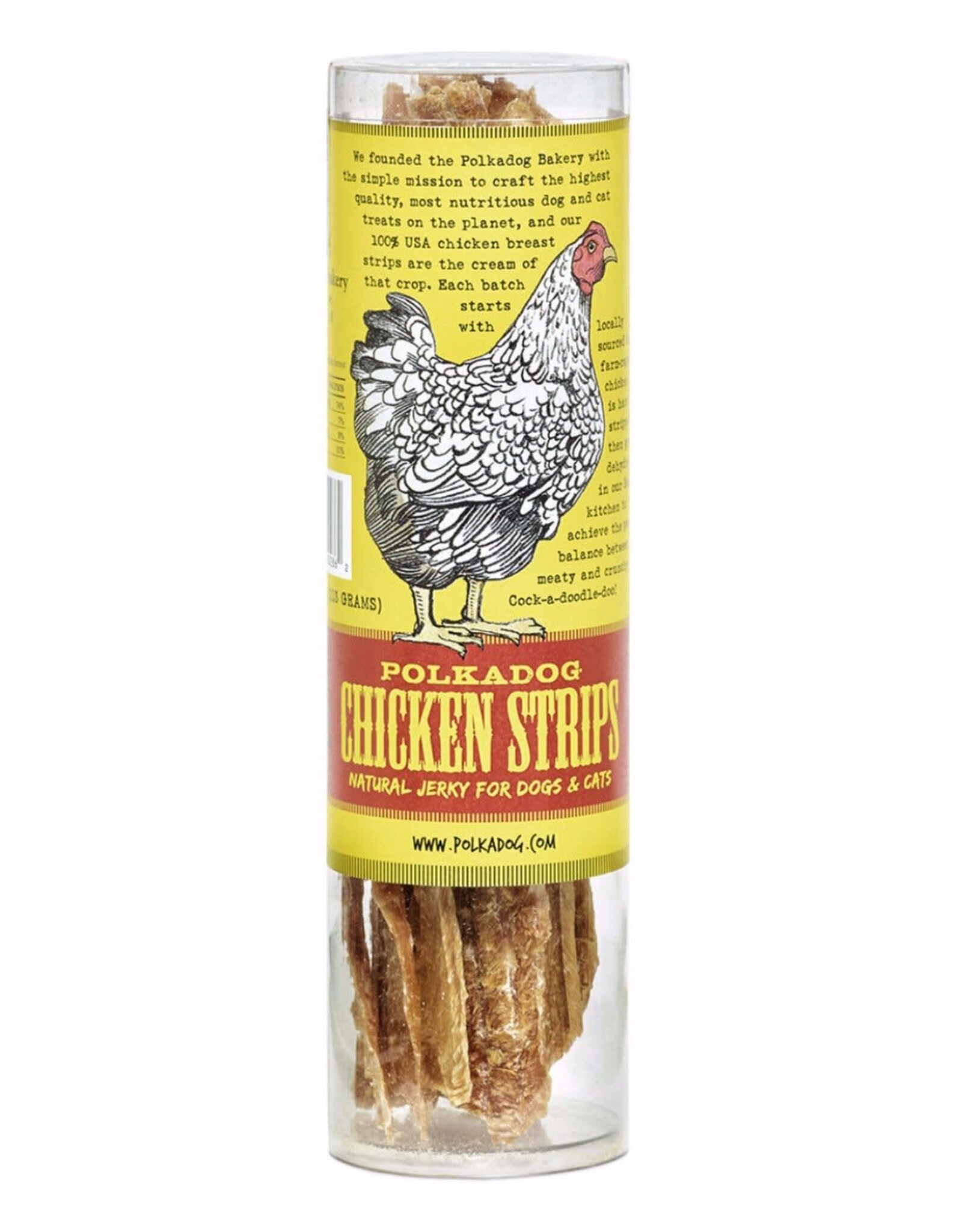 PolkaDog Chicken Strip Jerky 4oz