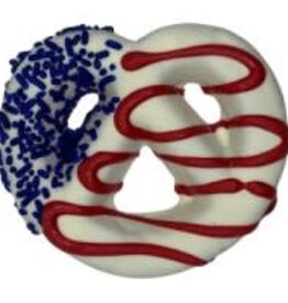 Preppy Puppy Patriotic Pretzel