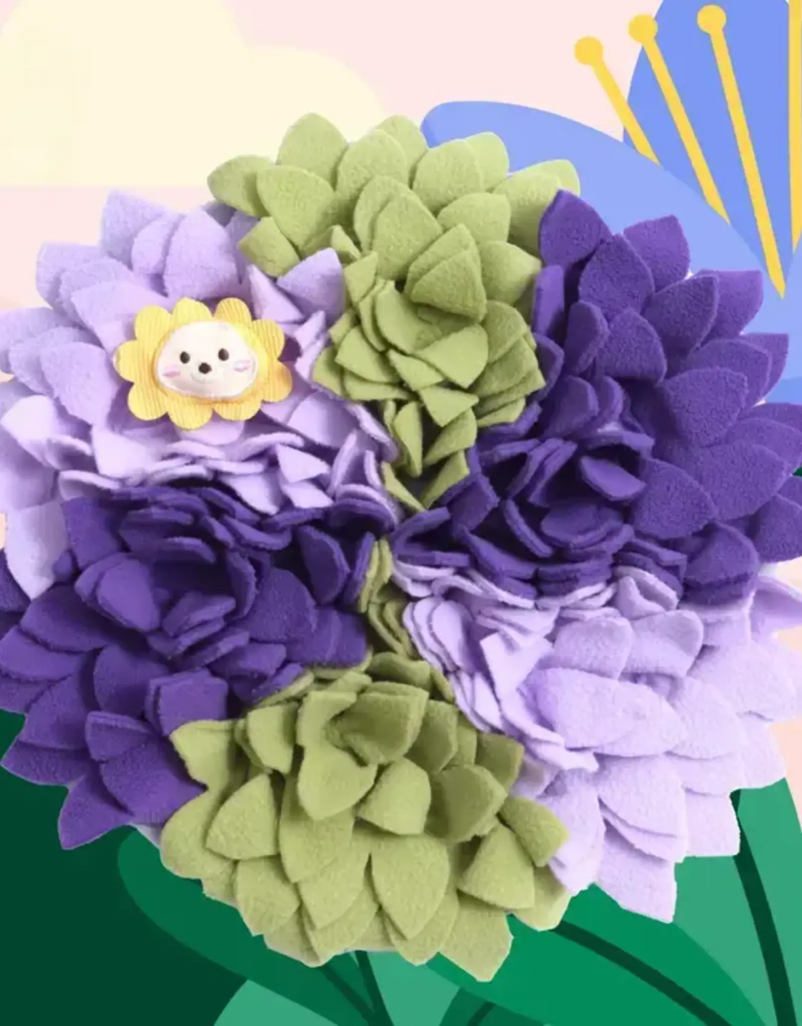 Cheerhunting Snuffle Flower Mat for Dogs