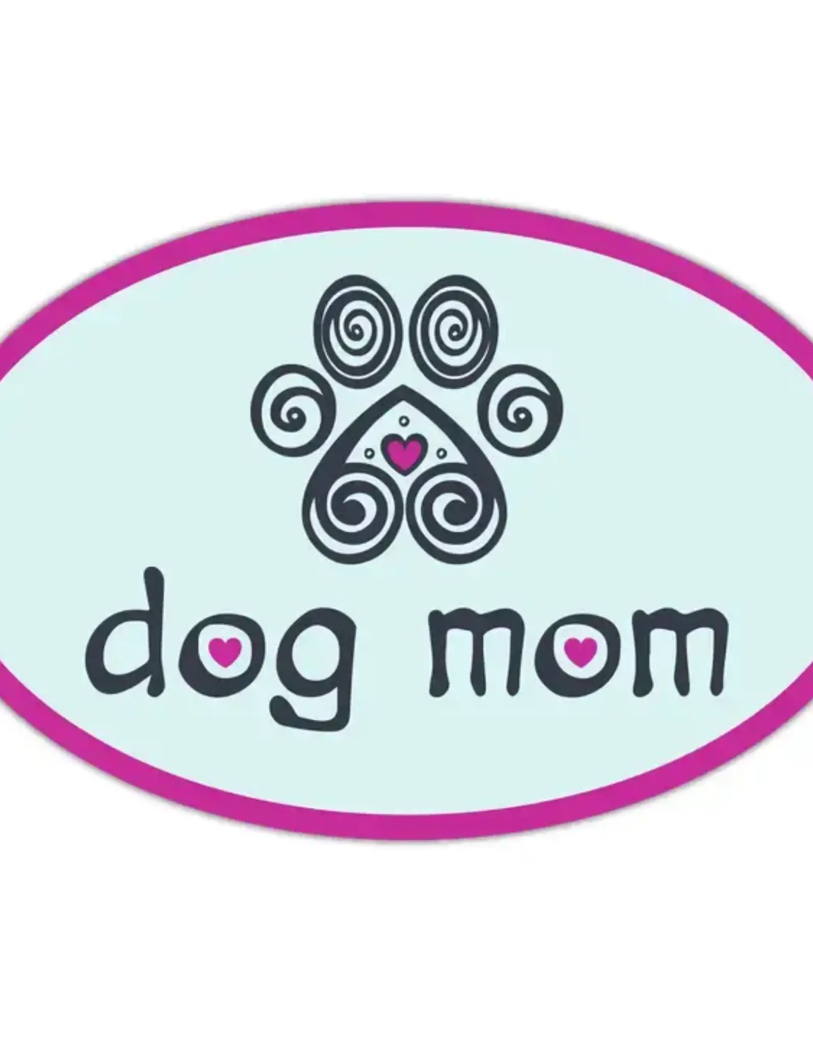 Dog Speak Car Magnet: Dog Mom