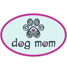 Dog Speak Car Magnet: Dog Mom