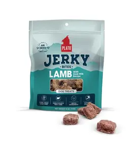 Plato Pet Treats Plato Lamb Jerky Bites with Goat Milk