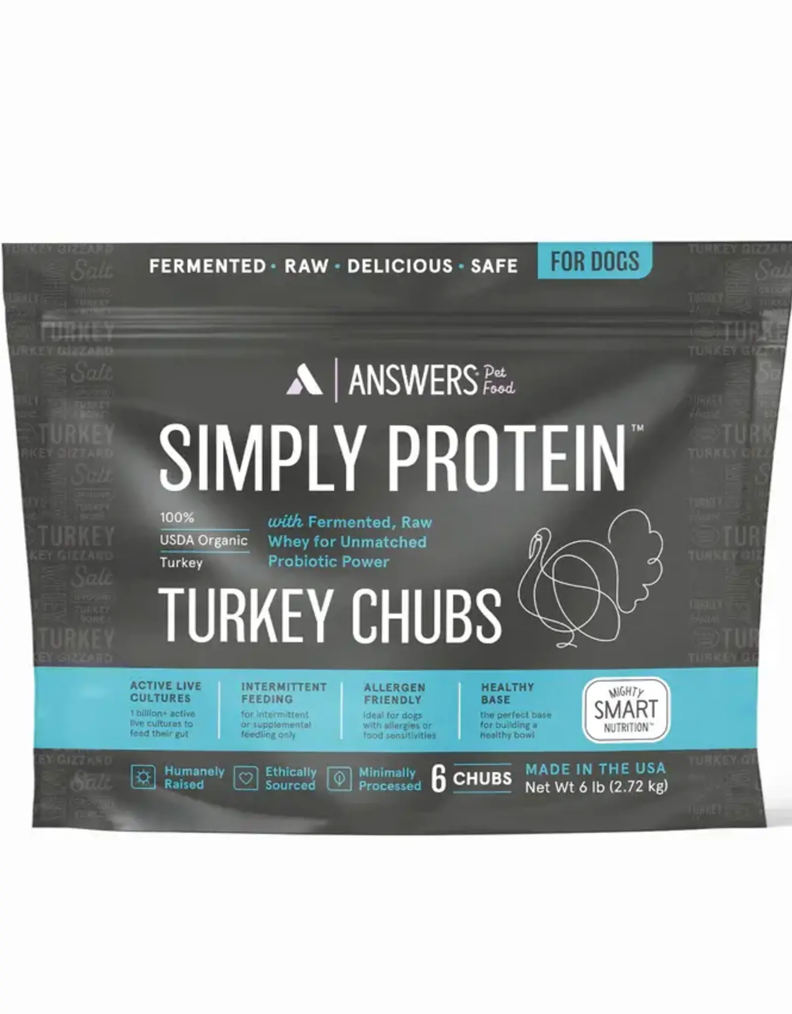 Answers Answers Simply Turkey 6lb Chubs