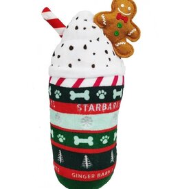 Haute Diggity Dog Ginger Bark Latte Stocking Stuffers Christmas Dog Toys