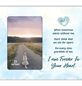 Dog Speak Wood Picture Frame - When Tomorrow Starts Without Me...