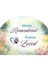Memorial Keepsake - Rainbow Shape - Always Remembered