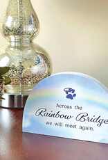 Memorial Keepsake - Rainbow Shape-Across the Rainbow Bridge Memorial Keepsake - Rainbow Shape-Across the Rainbow Bridge