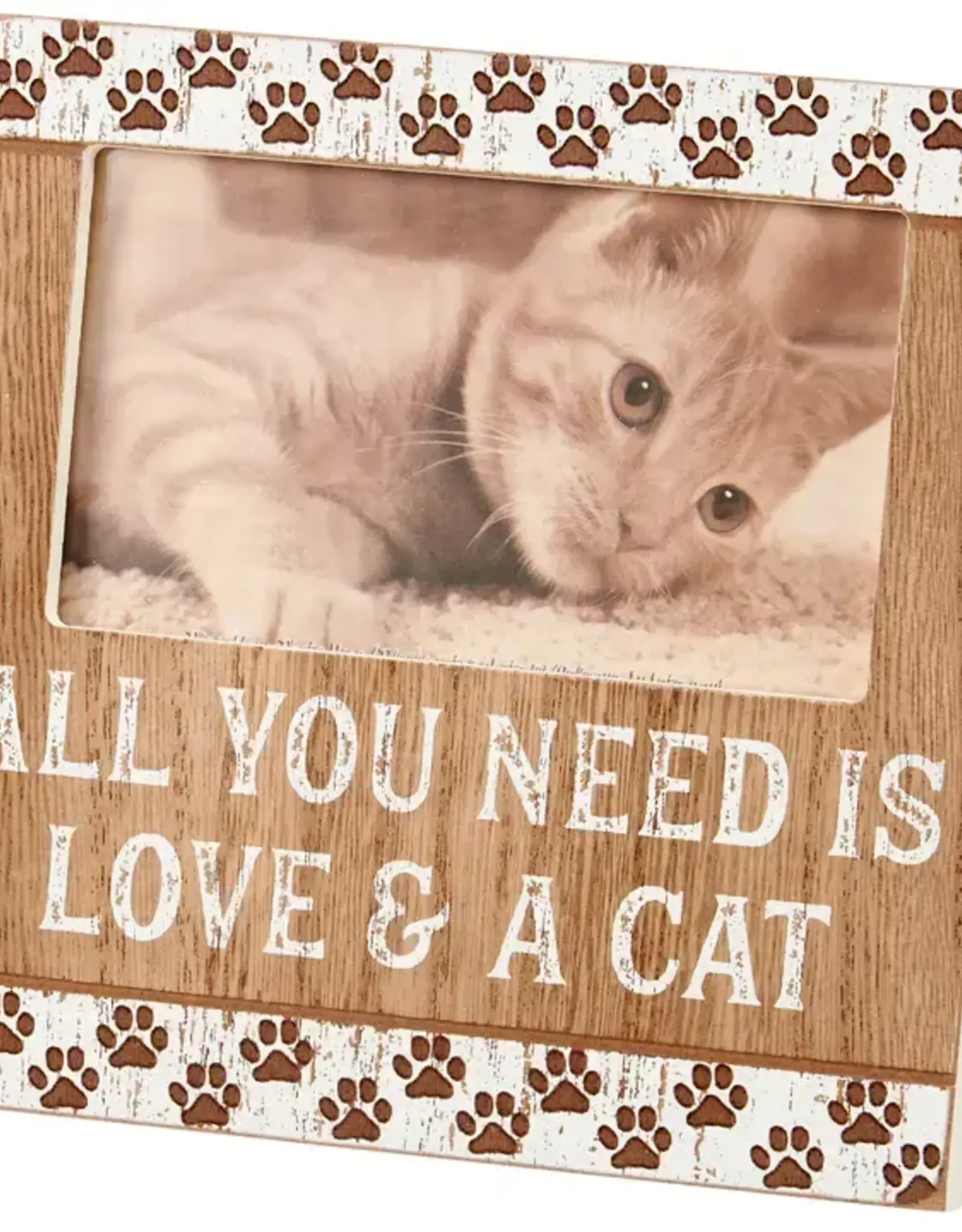 Love and A Cat Photo Frame