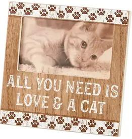 Love and A Cat Photo Frame