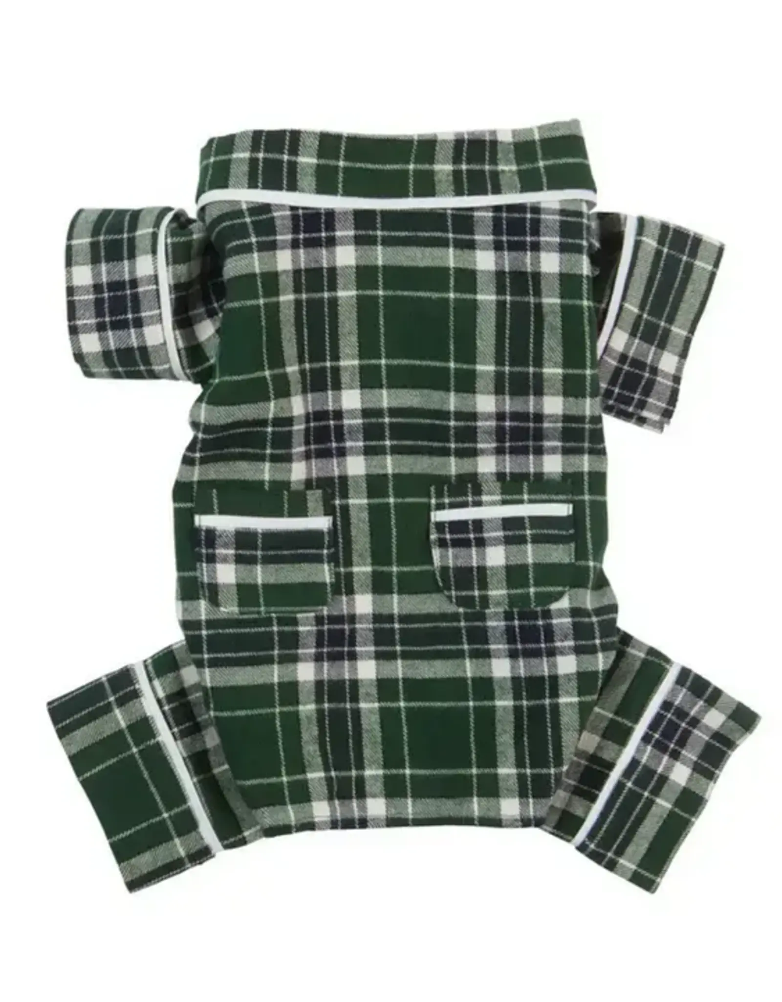 Fabdog Plaid Dog Pajamas
