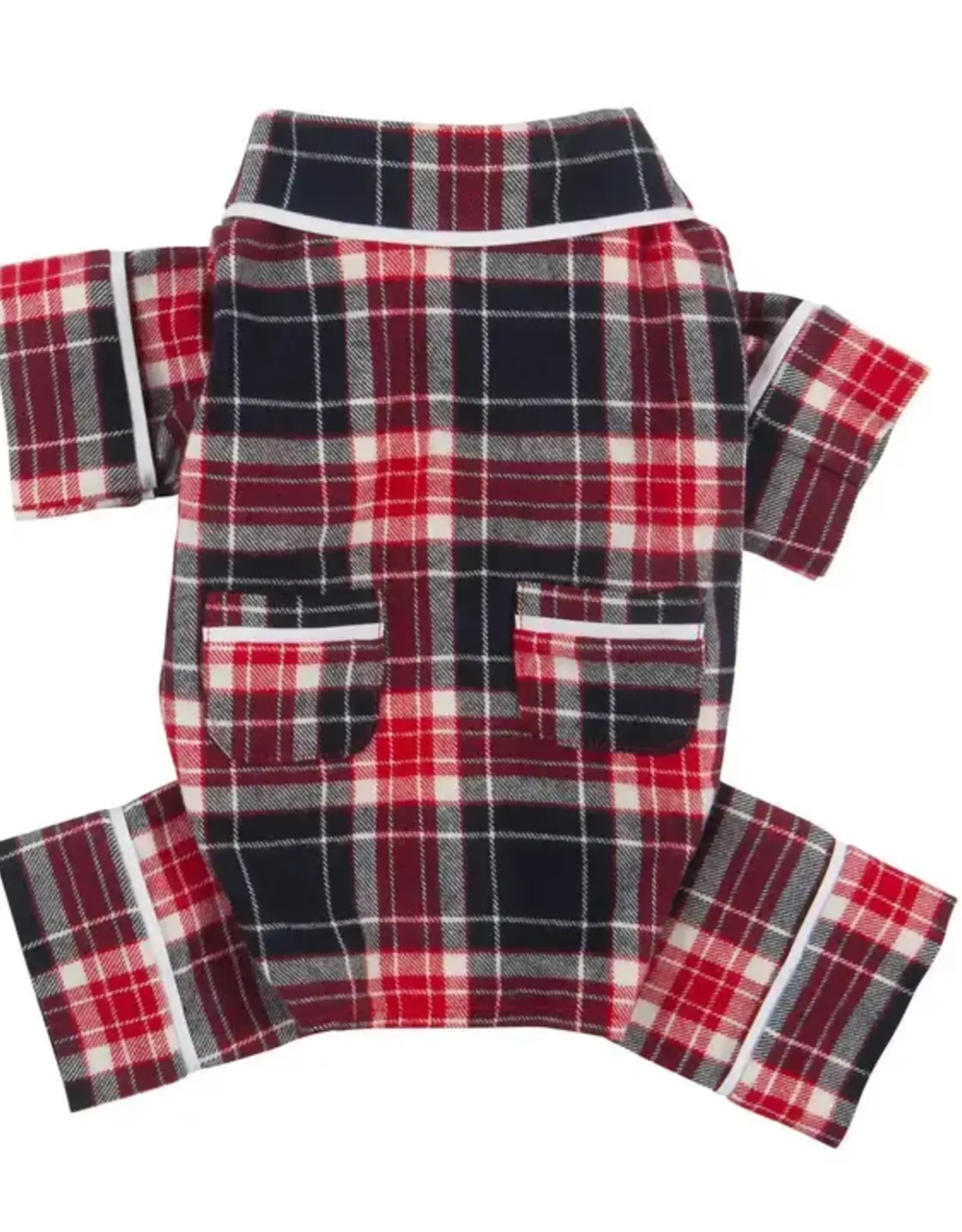 Fabdog Plaid Dog Pajamas