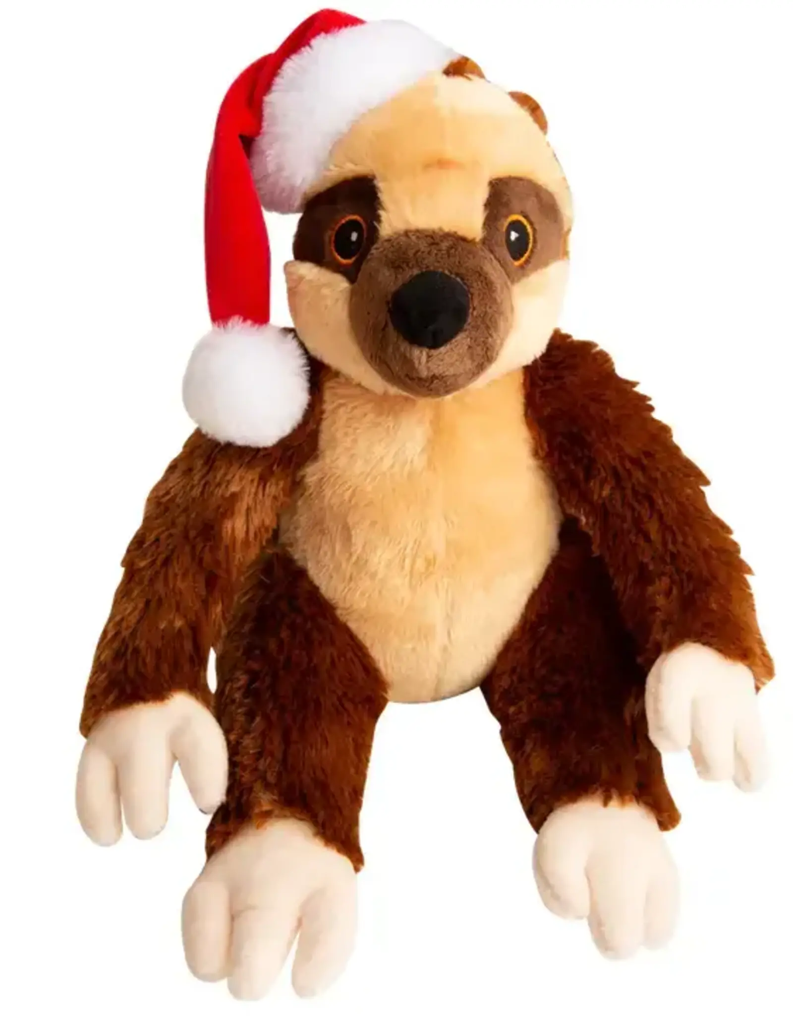 SnugArooz Sasha Claus the Sloth Dog Toy