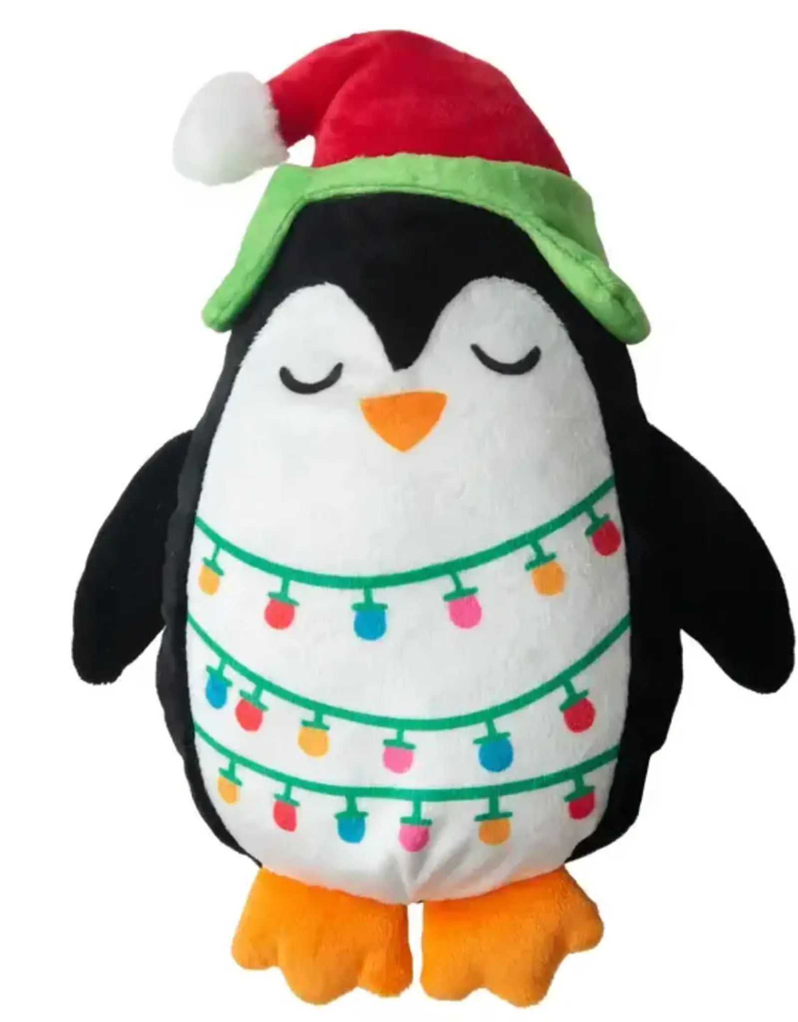 SnugArooz Merry Penguin Dog Toy