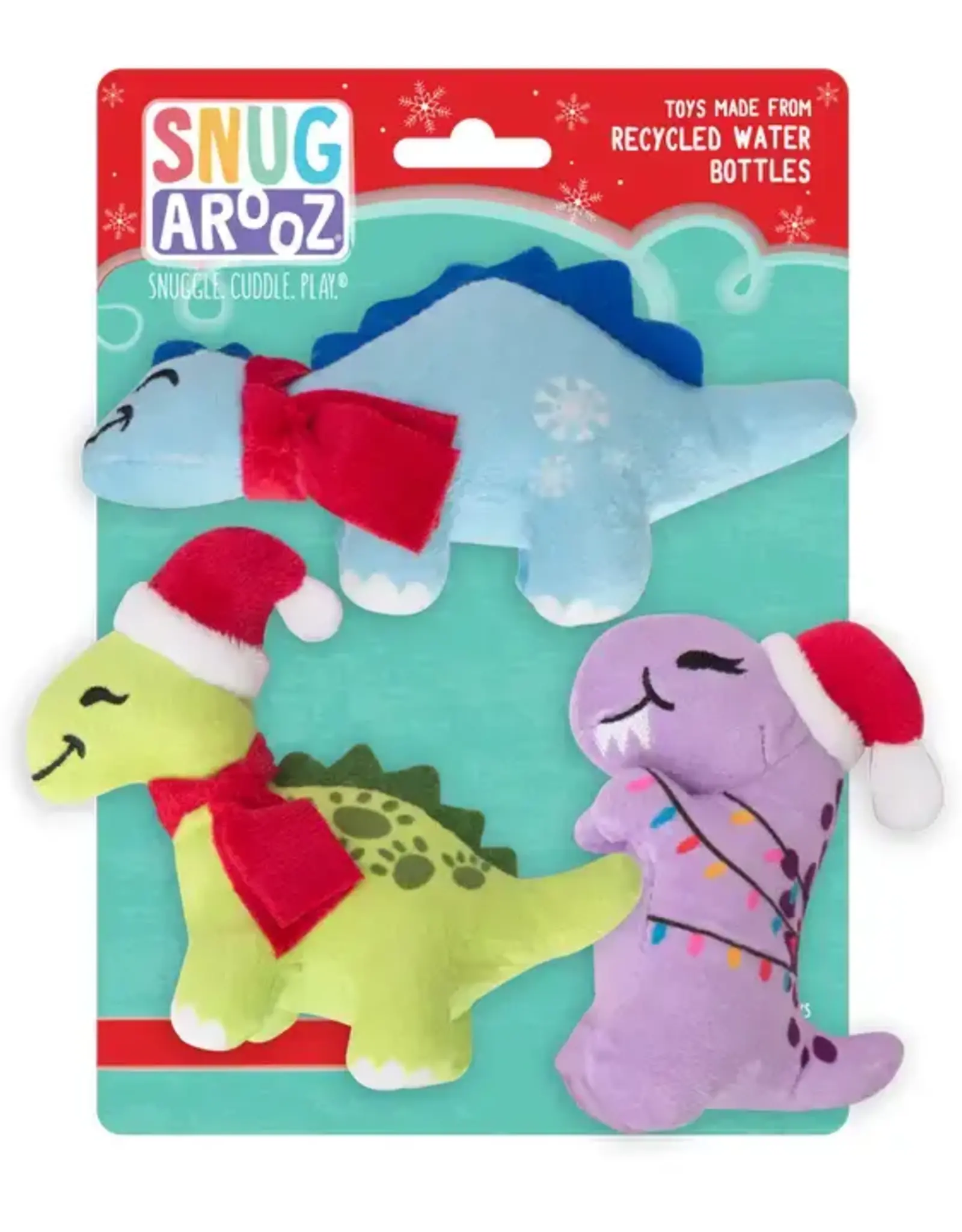 SnugArooz Christmas Dinos 3 Pack