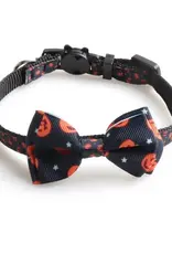 Adjustable Halloween Bow Tie Cat Collar