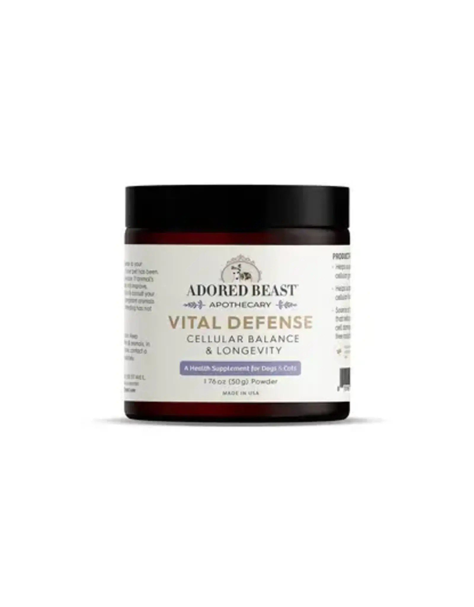 Adored Beasts Apothecary Adored Beasts Vital Defense | Cellular Support