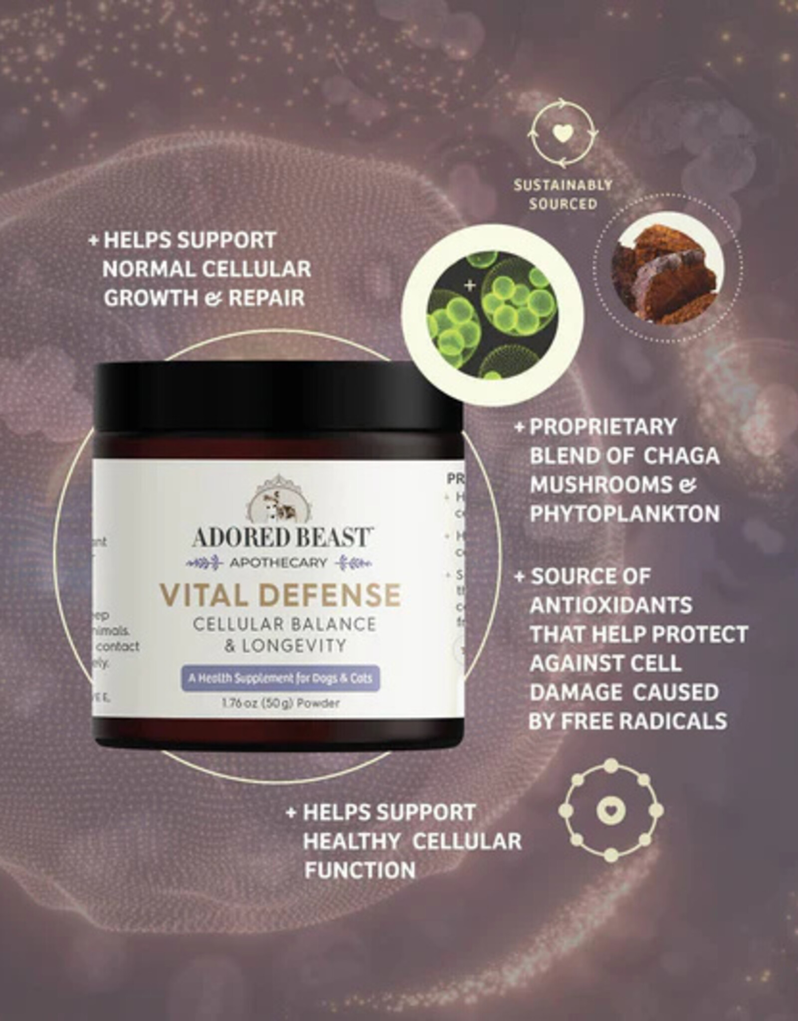 Adored Beasts Apothecary Adored Beasts Vital Defense | Cellular Support