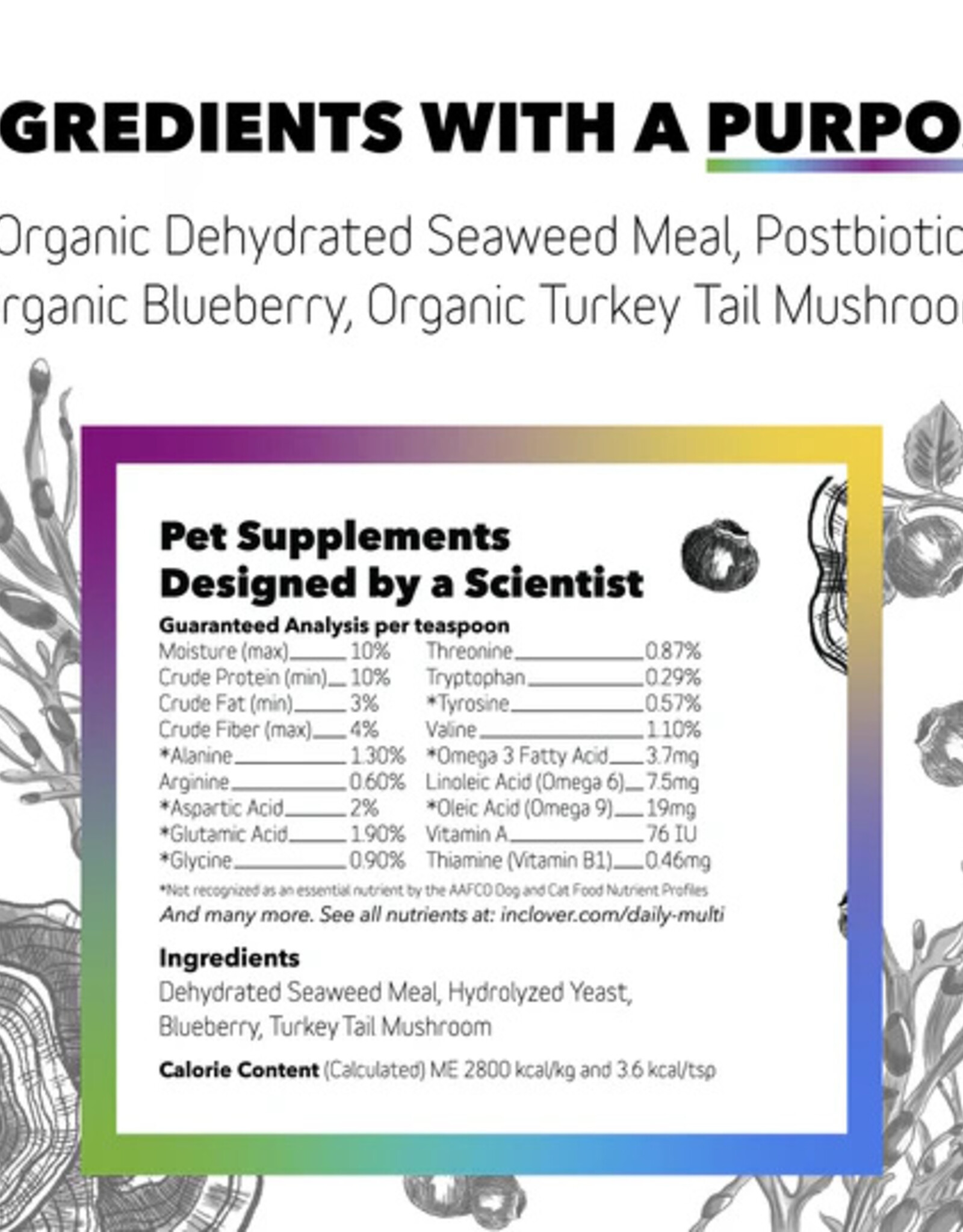 inClover Daily Multi – Multivitamin Supplement for Dogs + Cats