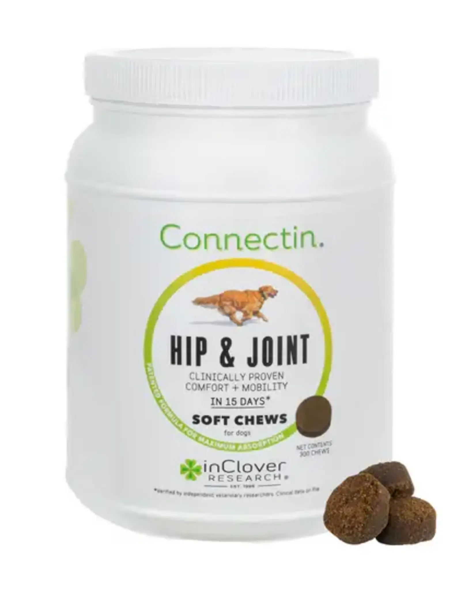 inClover InClover Canine Connectin | Clinically Proven Hip & Joint Supplement, Soft Chews