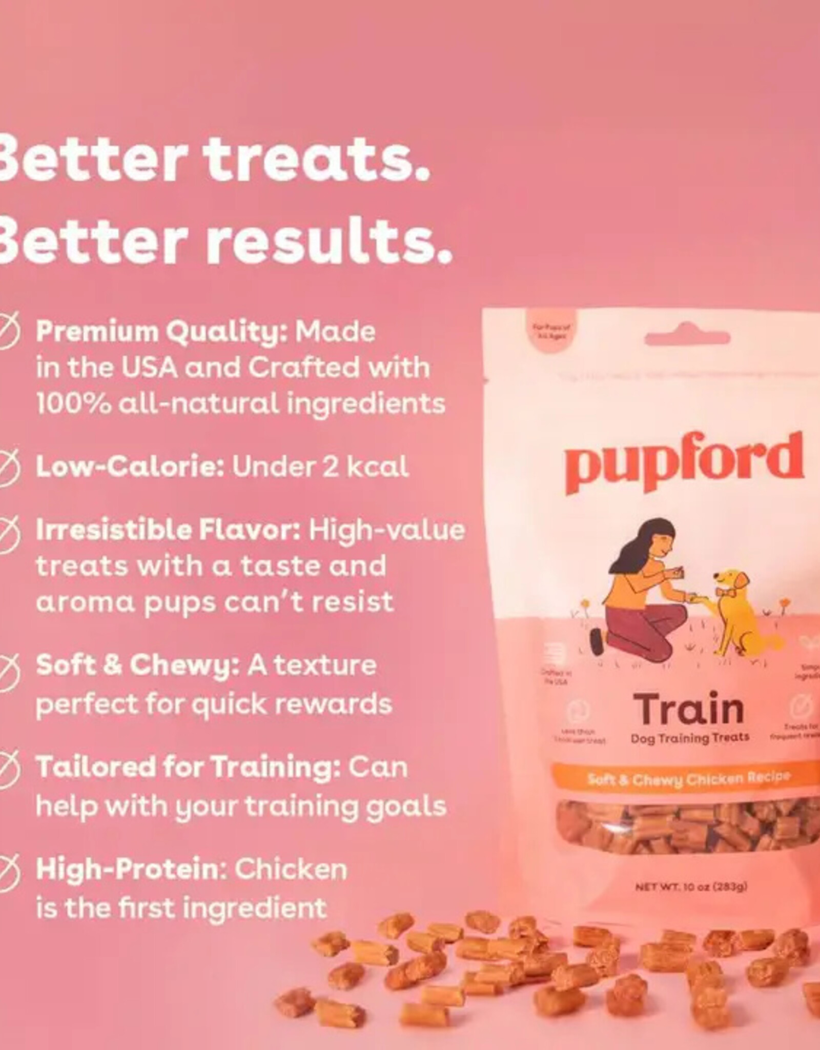 pupford Pupford Soft & Chewy Chicken Training Treats 5oz