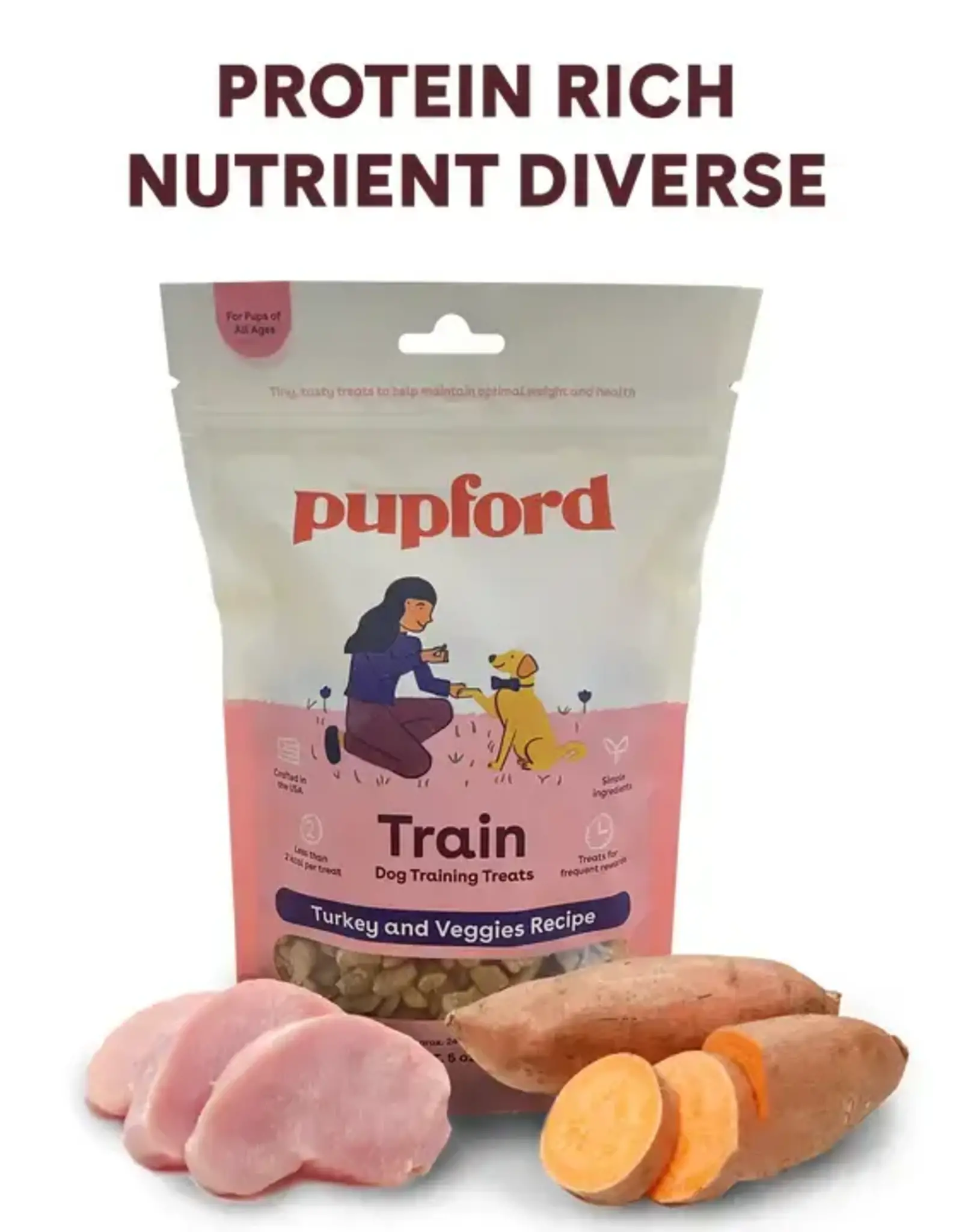 pupford Pupford Freeze Dried Turkey and Veggies Training Treats