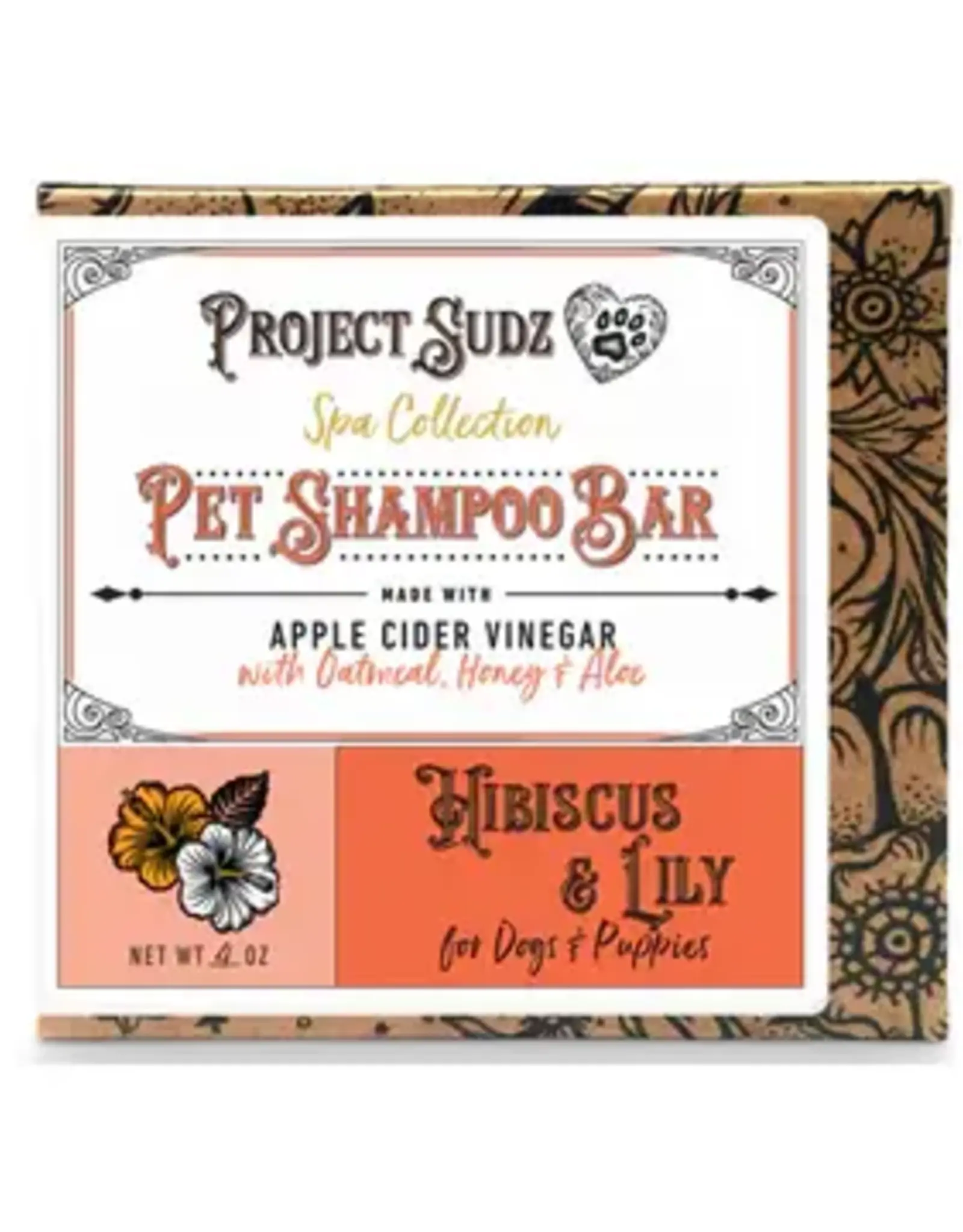Project Sudz Project Sudz Hibiscus & Lily Shampoo Bar