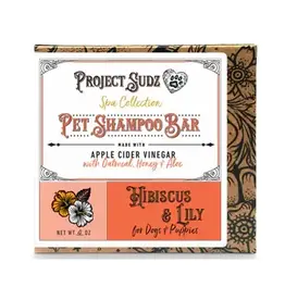 Project Sudz Project Sudz Hibiscus & Lily Shampoo Bar Project Sudz Project Sudz Hibiscus & Lily Shampoo Bar