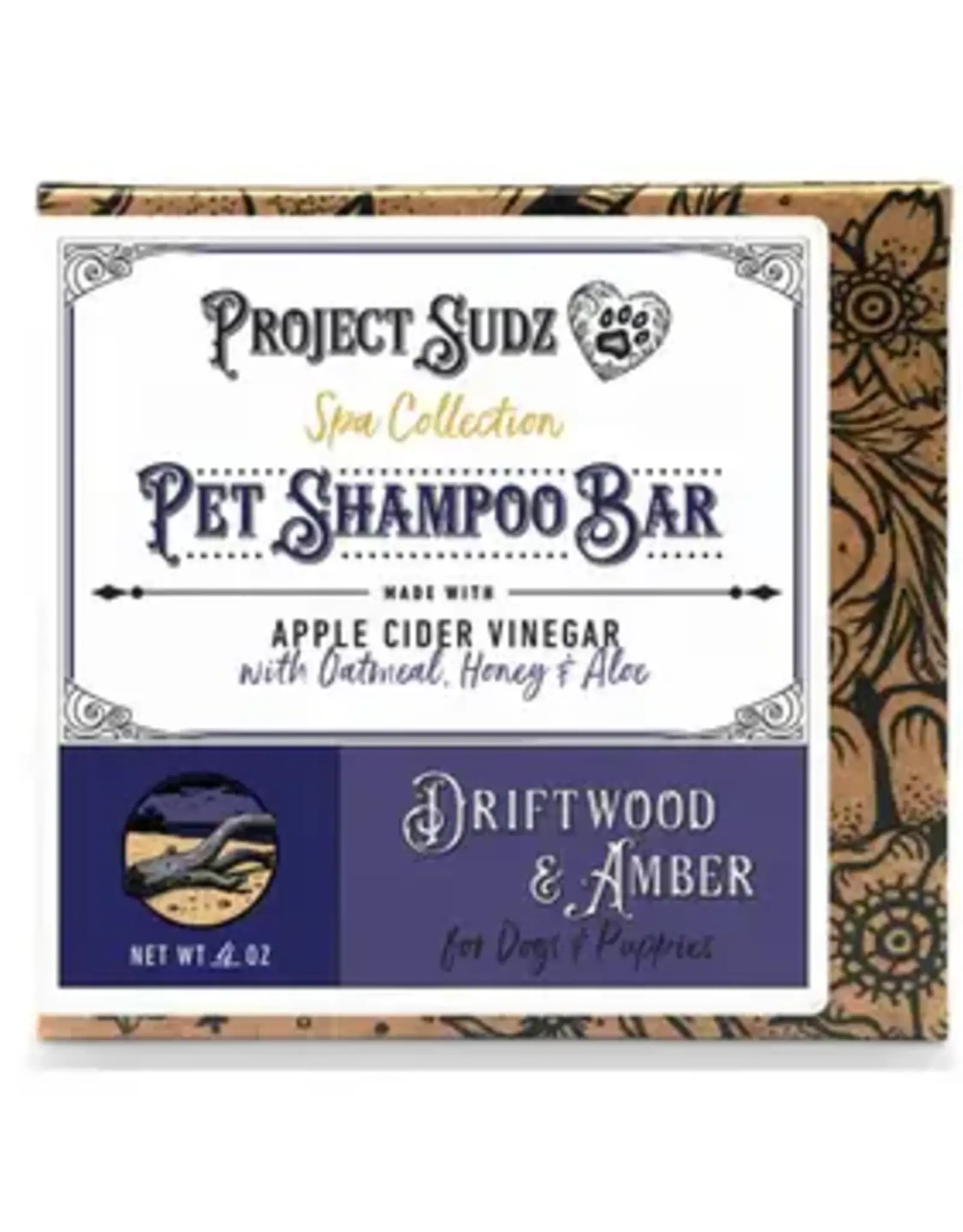 Project Sudz Project Sudz Driftwood & Amber Shampoo Bar