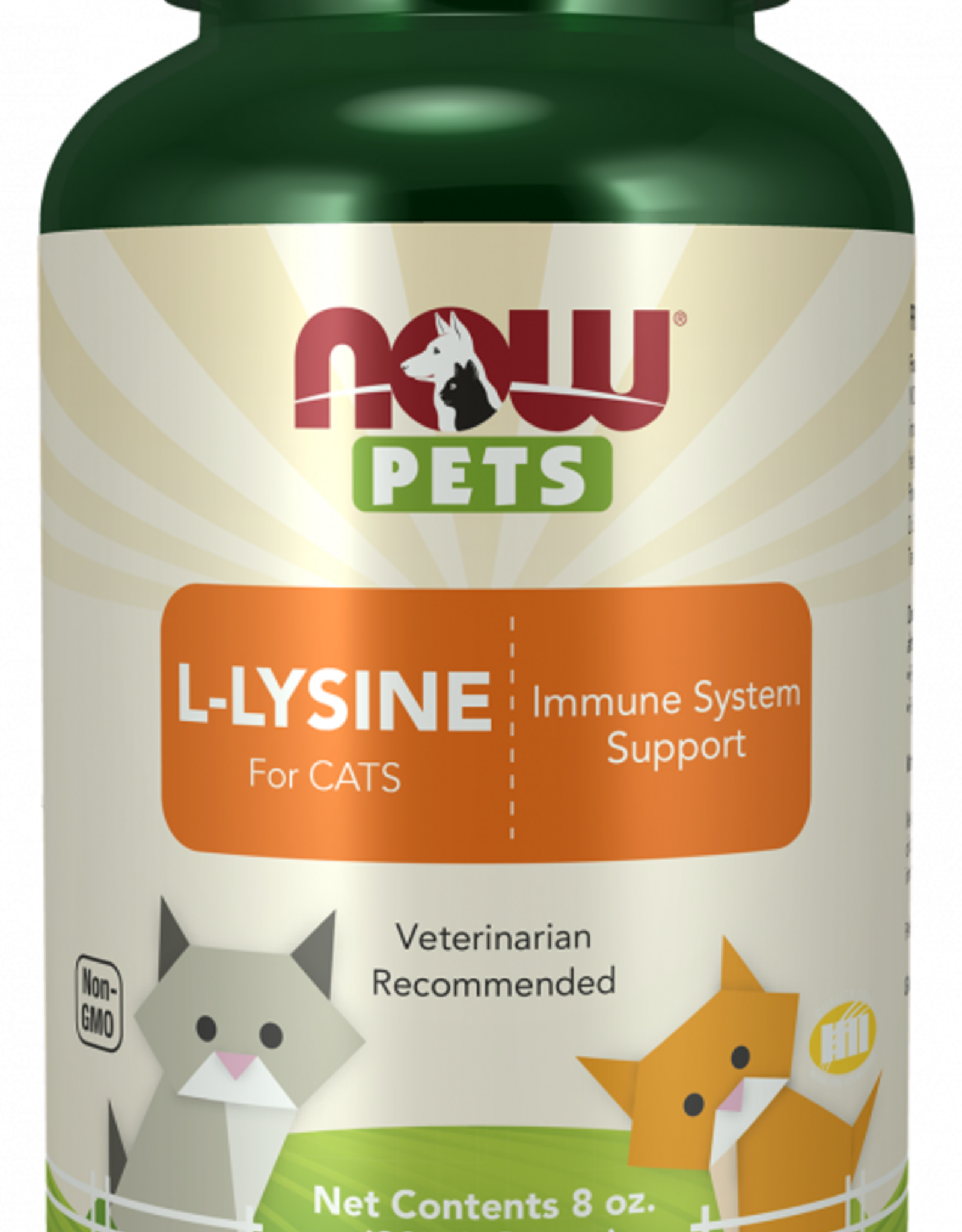 NOW NOW  L-Lysine for Cats Powder