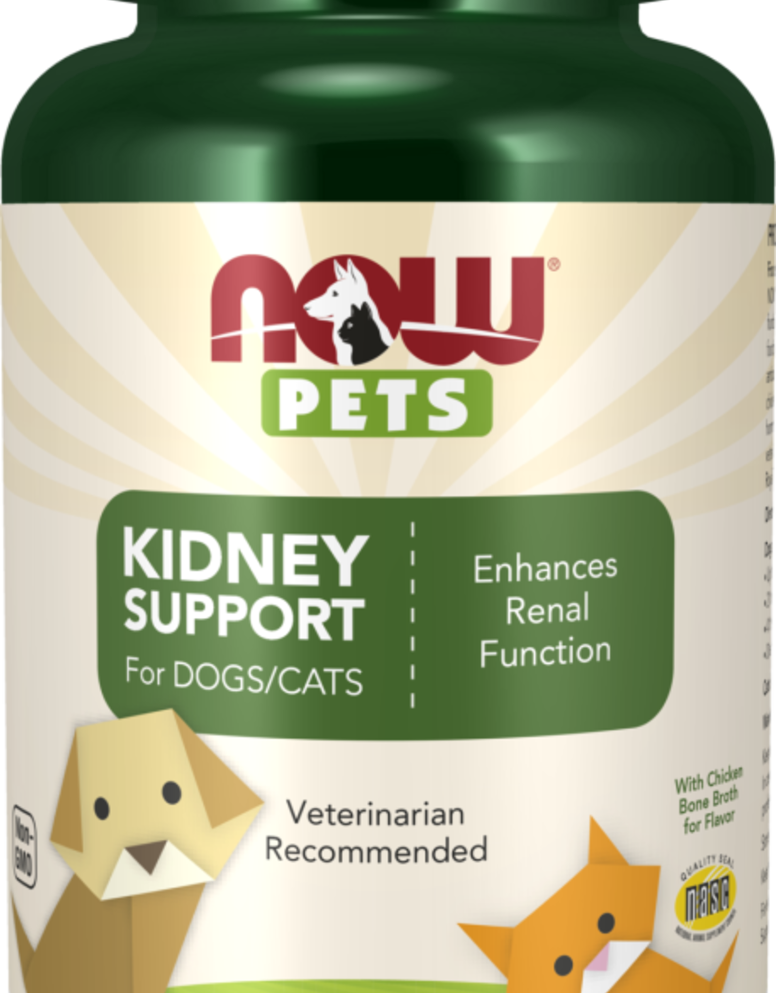 NOW NOW  Kidney Support for Dogs & Cats Powder