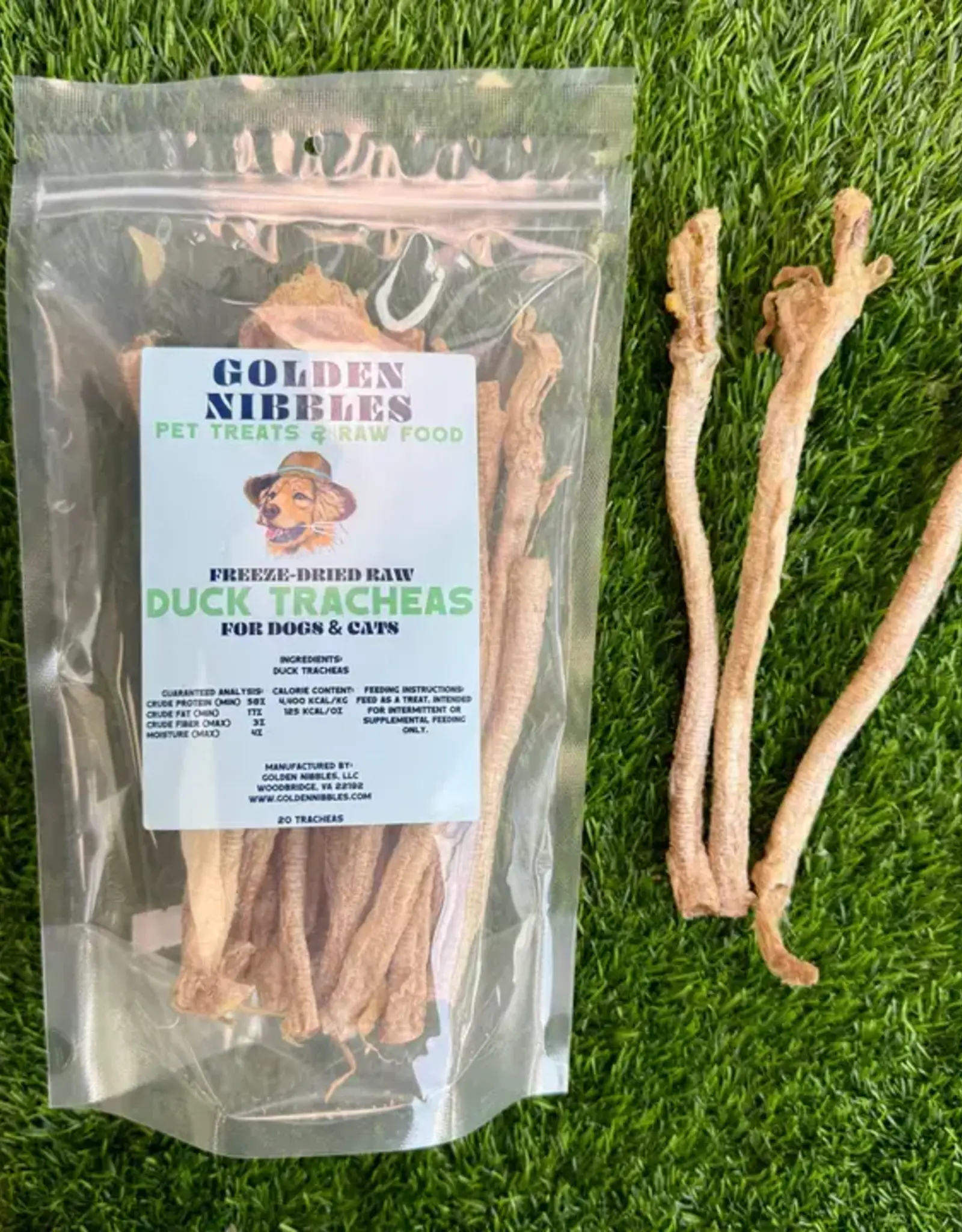 Freeze-Dried Duck Tracheas 20 Pack