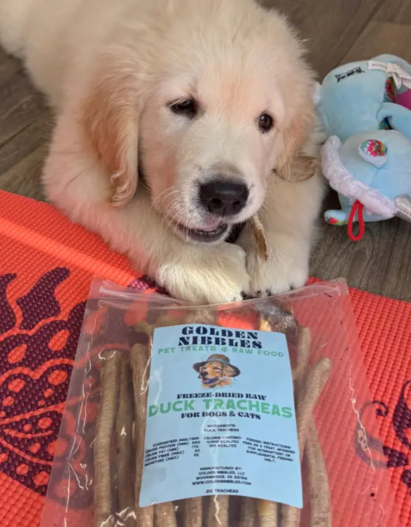 Freeze-Dried Duck Tracheas 20 Pack