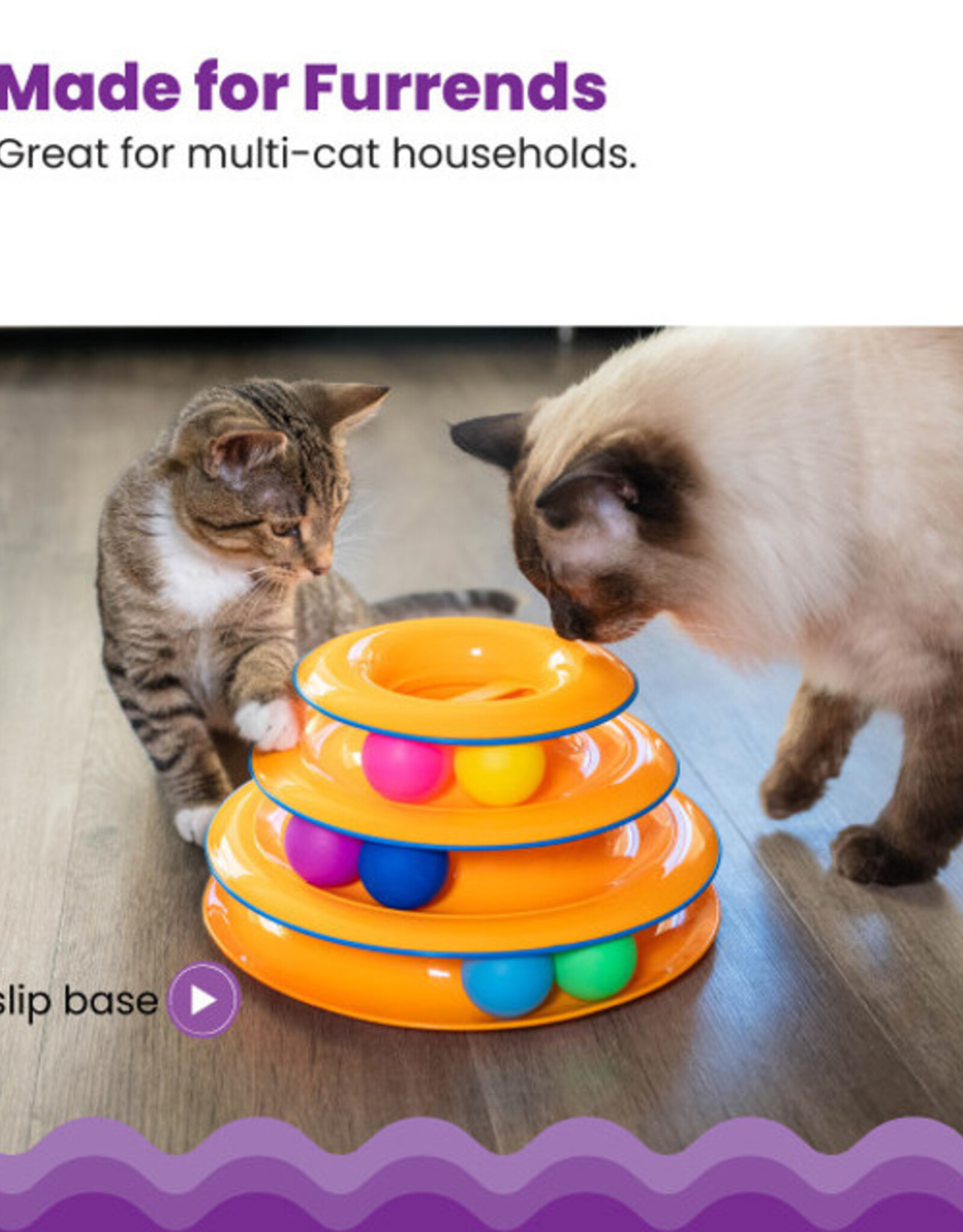 Outward Hound Tower of Tracks Cat Toy