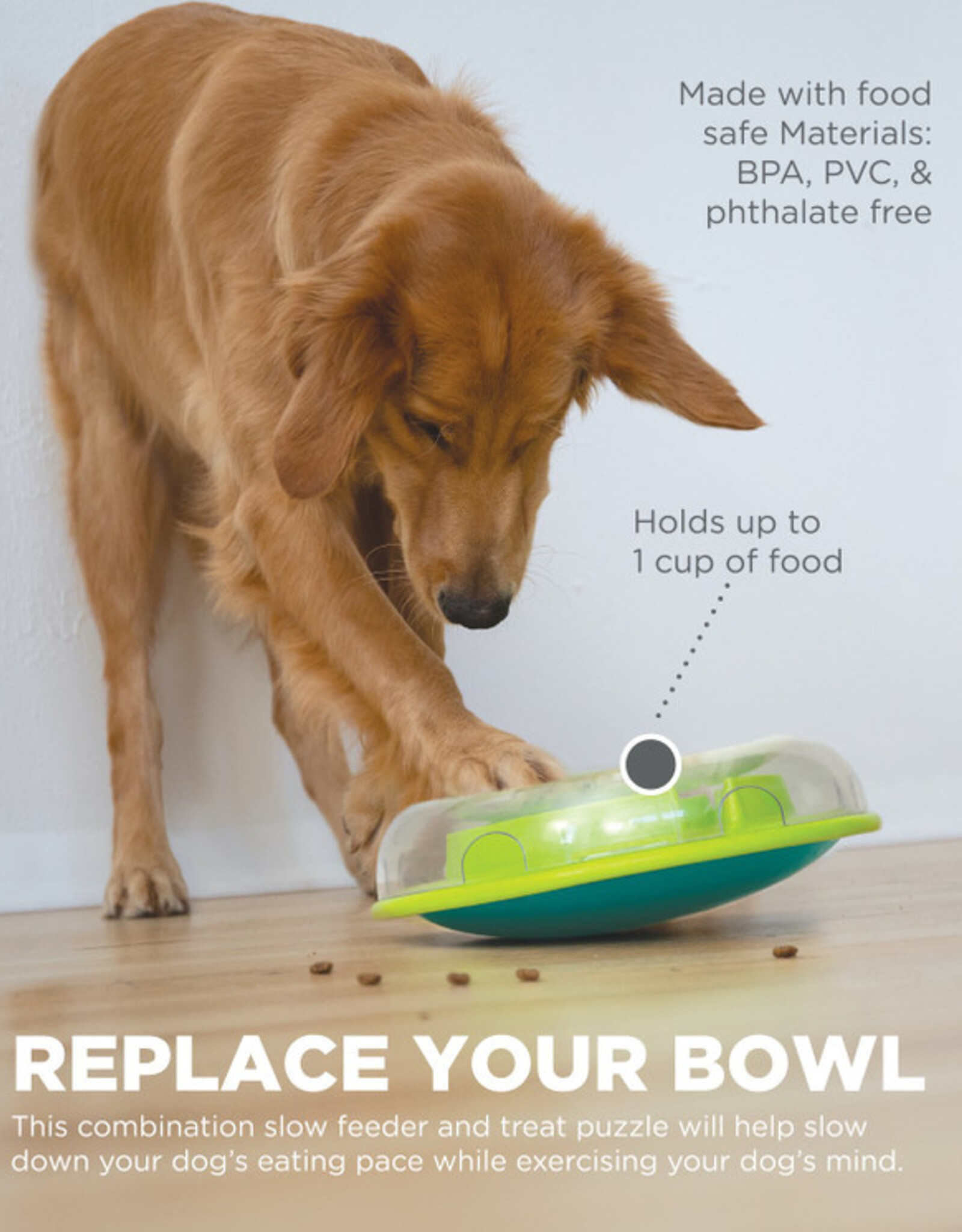 Outward Hound Wobble Bowl Interactive Treat Puzzle Dog Toy