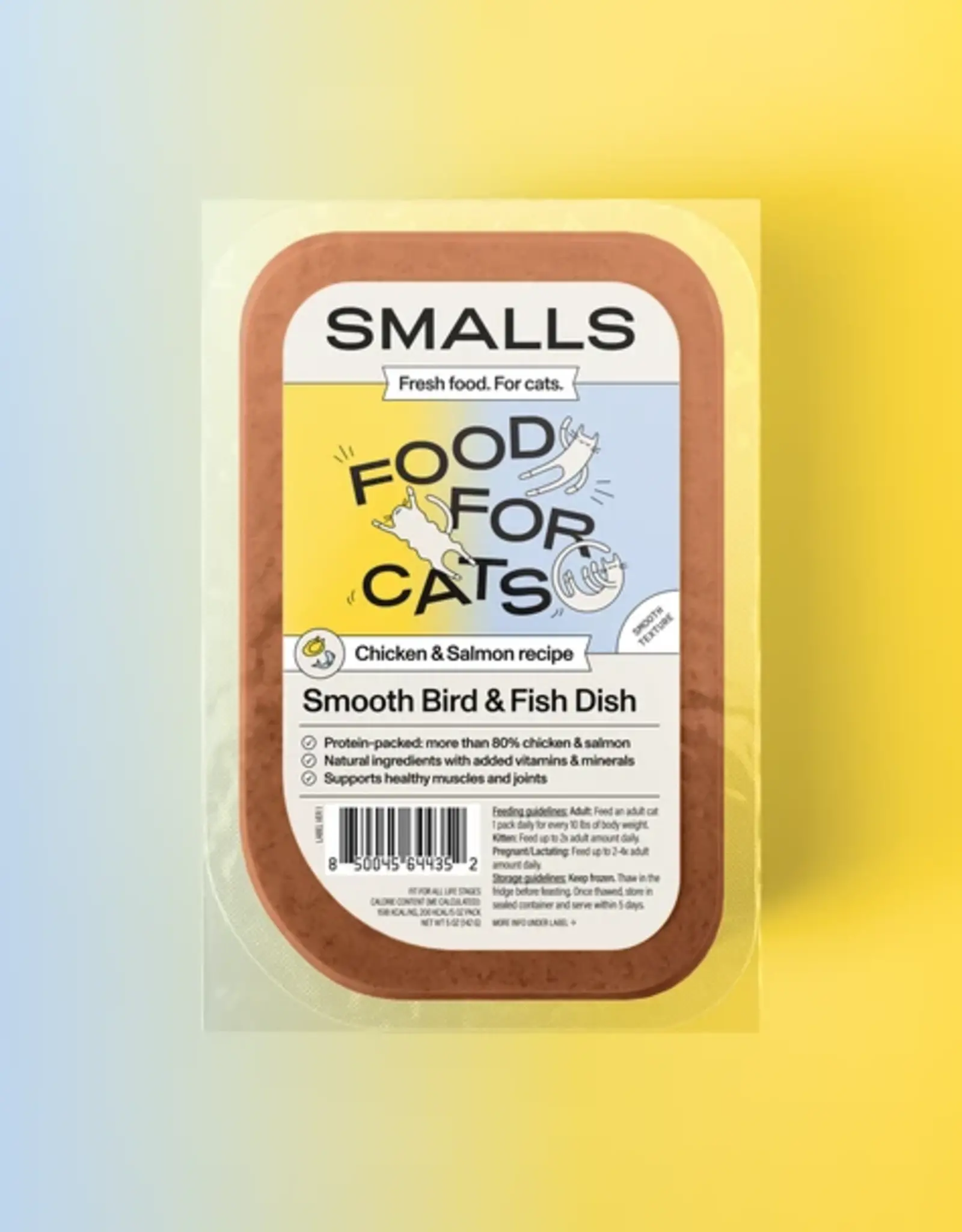 SMALLS SMALLS Cat Smooth Bird & Fish 5oz