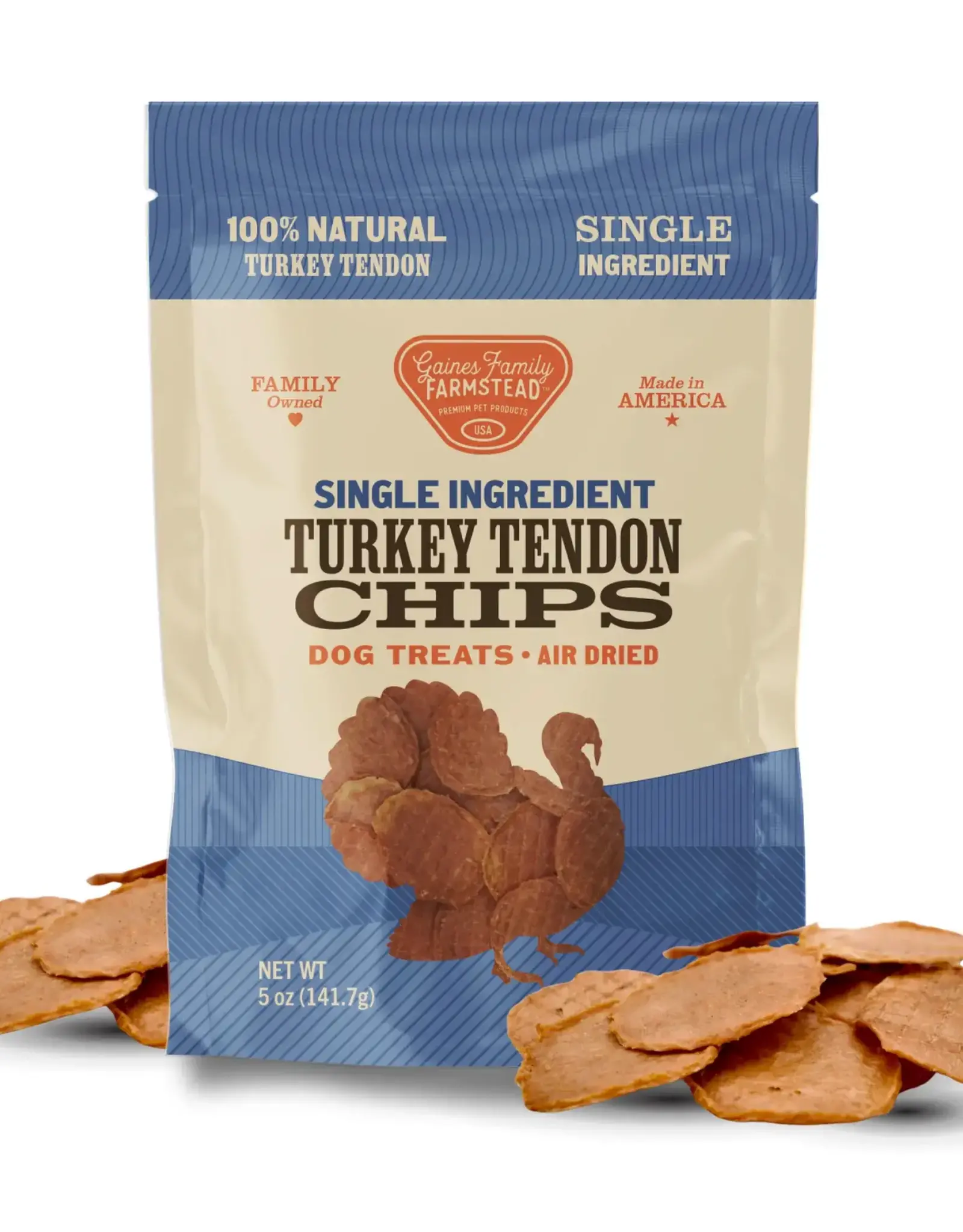 Gaines Family Farmstead GFF Turkey Tendon Chips