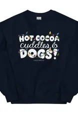Sassy Woof Sweatshirt - Hot Cocoa, Cuddles, & Dogs