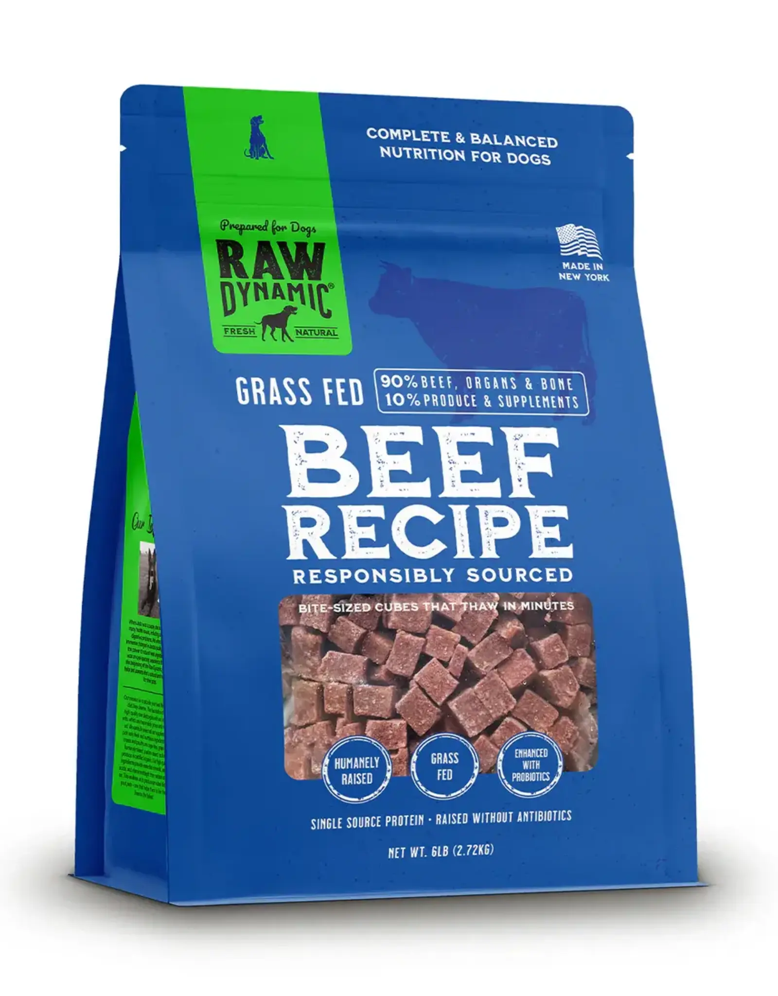Raw Dynamic Raw Dynamics Frozen Beef Formula for Dogs